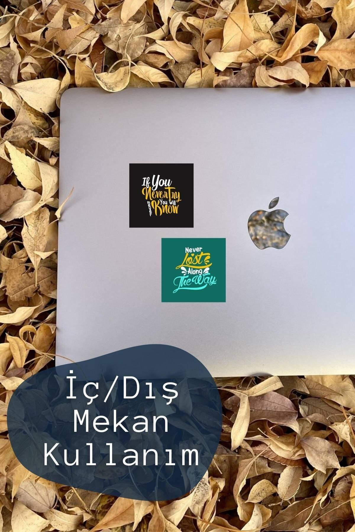 Motivasyon Temalı Sticker Seti - 6 Adet Etiket Seti- Telefon, Tablet, Defter Laptop Uyumlu Etiket