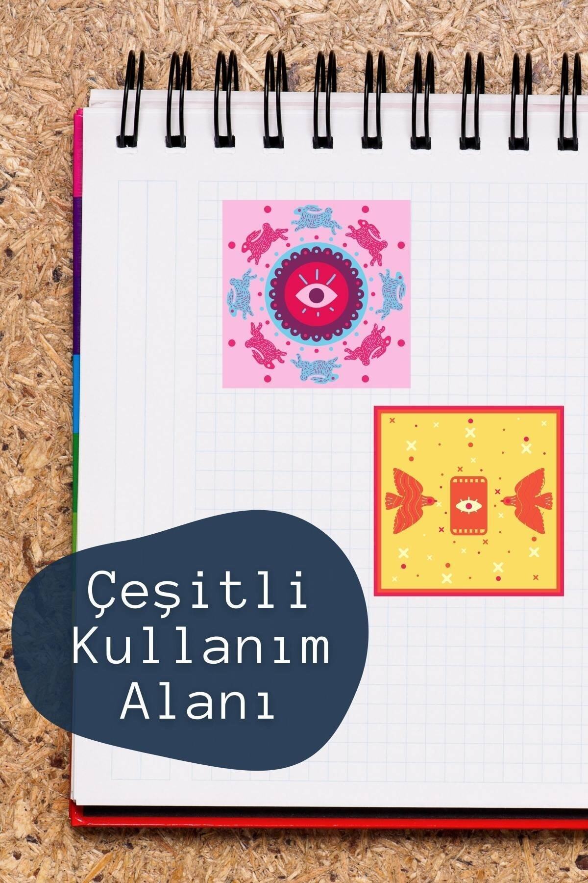 Motivasyon Temalı Sticker Seti - 6 Adet Etiket Seti- Telefon, Tablet, Defter Laptop Uyumlu Etiket