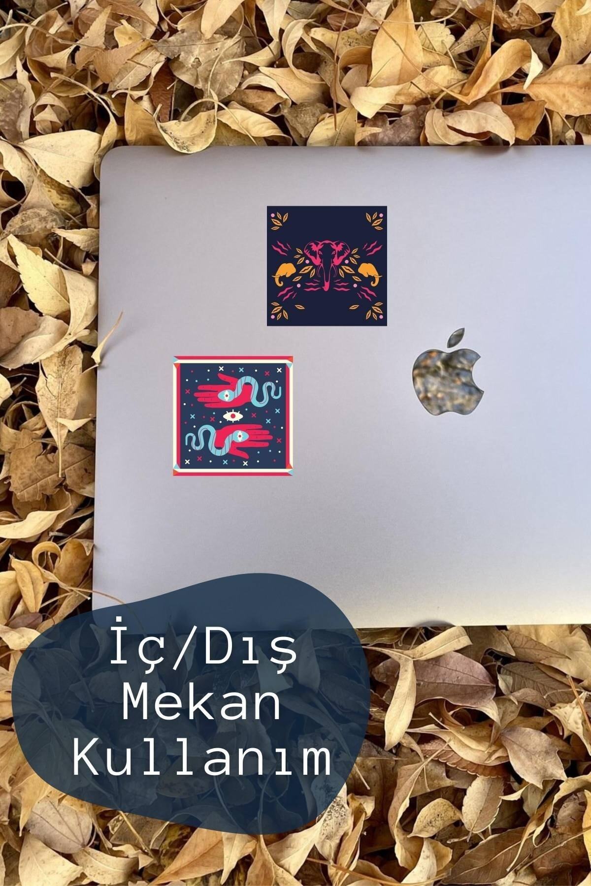 Motivasyon Temalı Sticker Seti - 6 Adet Etiket Seti- Telefon, Tablet, Defter Laptop Uyumlu Etiket