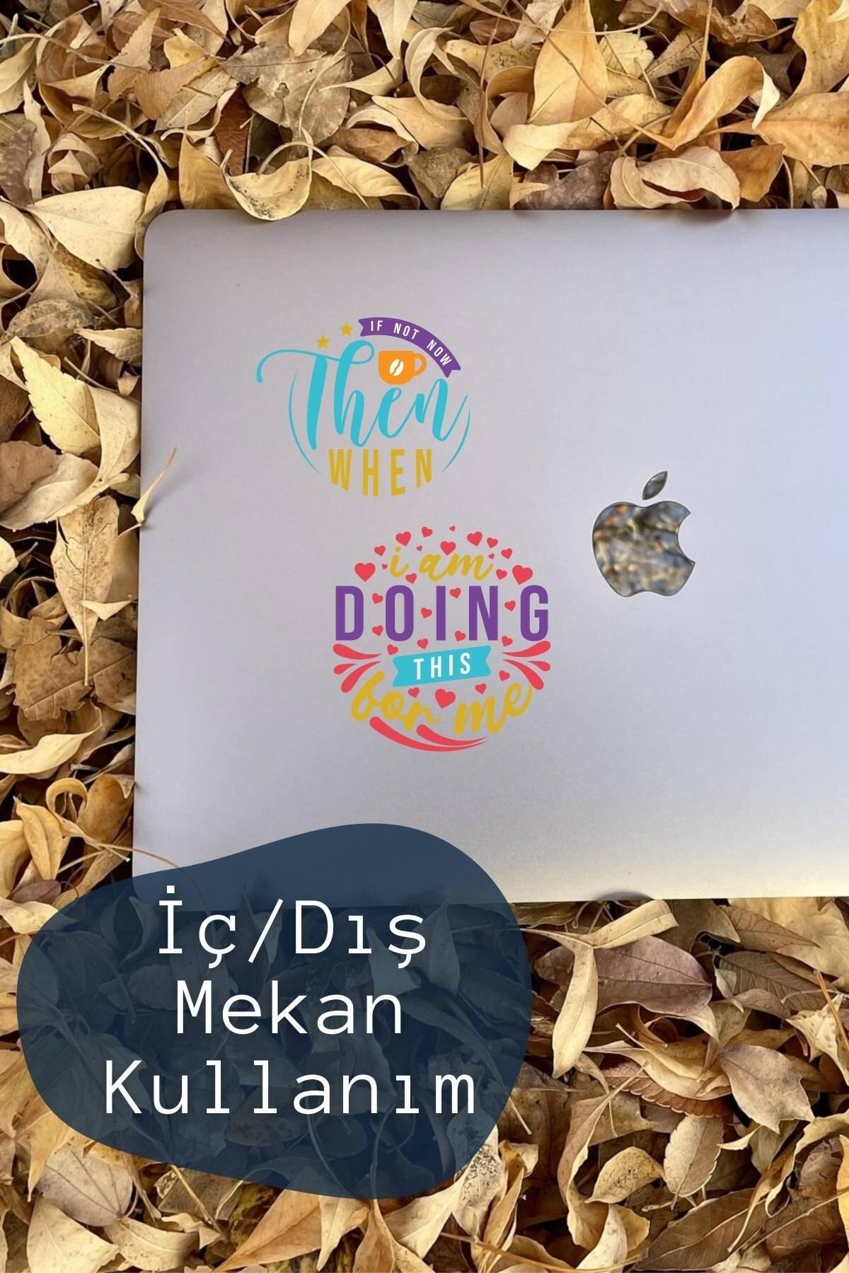 Motivasyon Temalı Sticker Seti - 6 Adet Etiket Seti- Telefon, Tablet, Defter Laptop Uyumlu Etiket