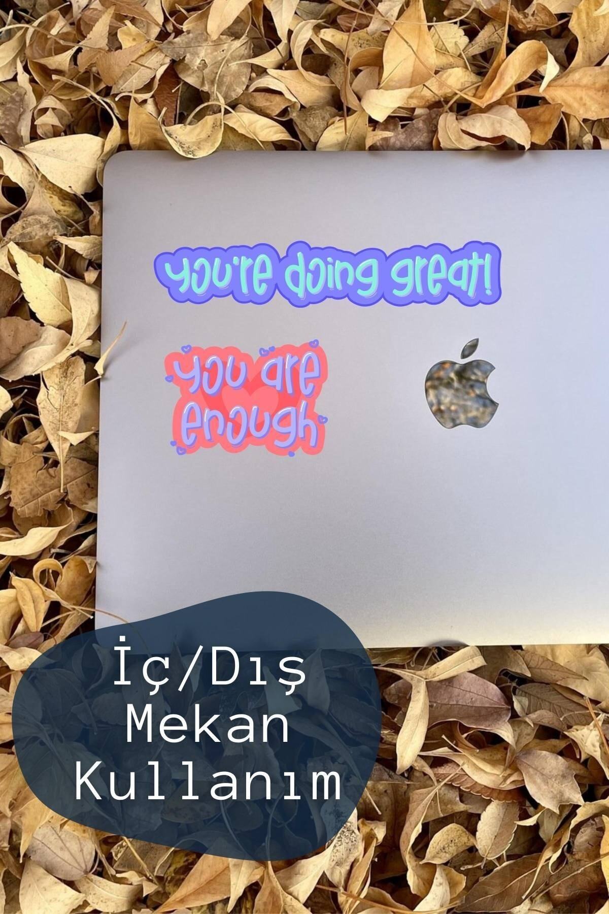 Motivasyon Temalı Sticker Seti - 7 Adet Etiket Seti- Telefon, Tablet, Defter Laptop Uyumlu Etiket