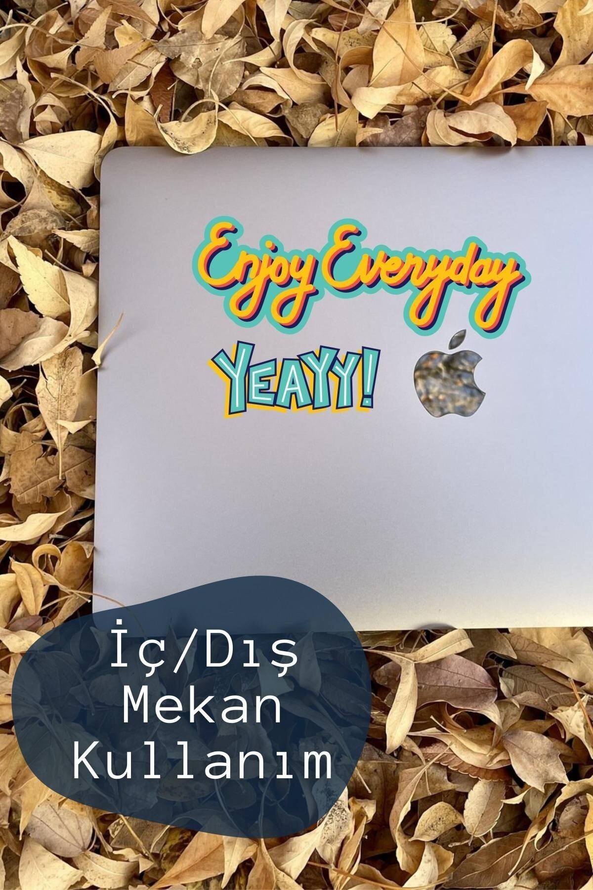 Motivasyon Temalı Sticker Seti - 8 Adet Etiket Seti- Telefon, Tablet, Defter Laptop Uyumlu Etiket