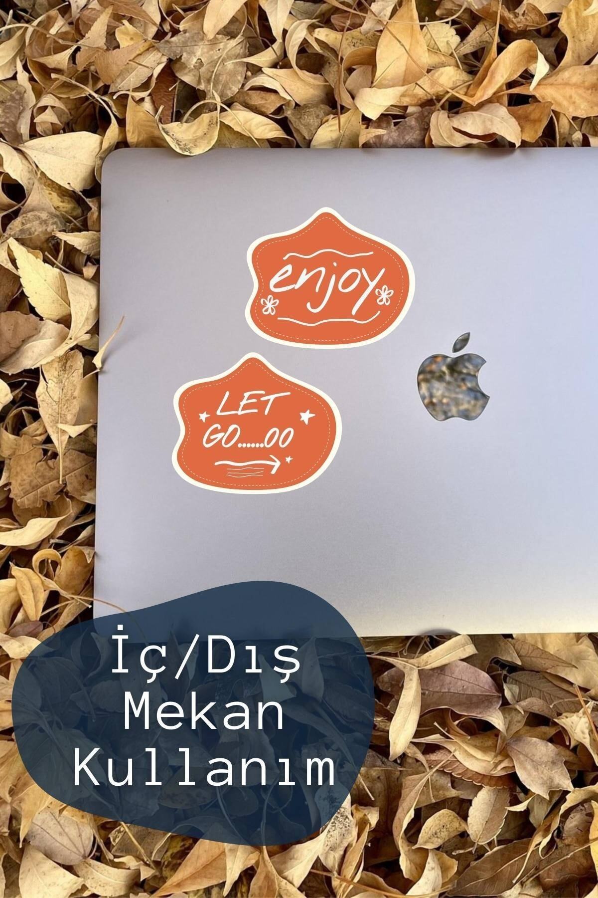 Motivasyon Temalı Sticker Seti - 8 Adet Etiket Seti- Telefon, Tablet, Defter Laptop Uyumlu Etiket