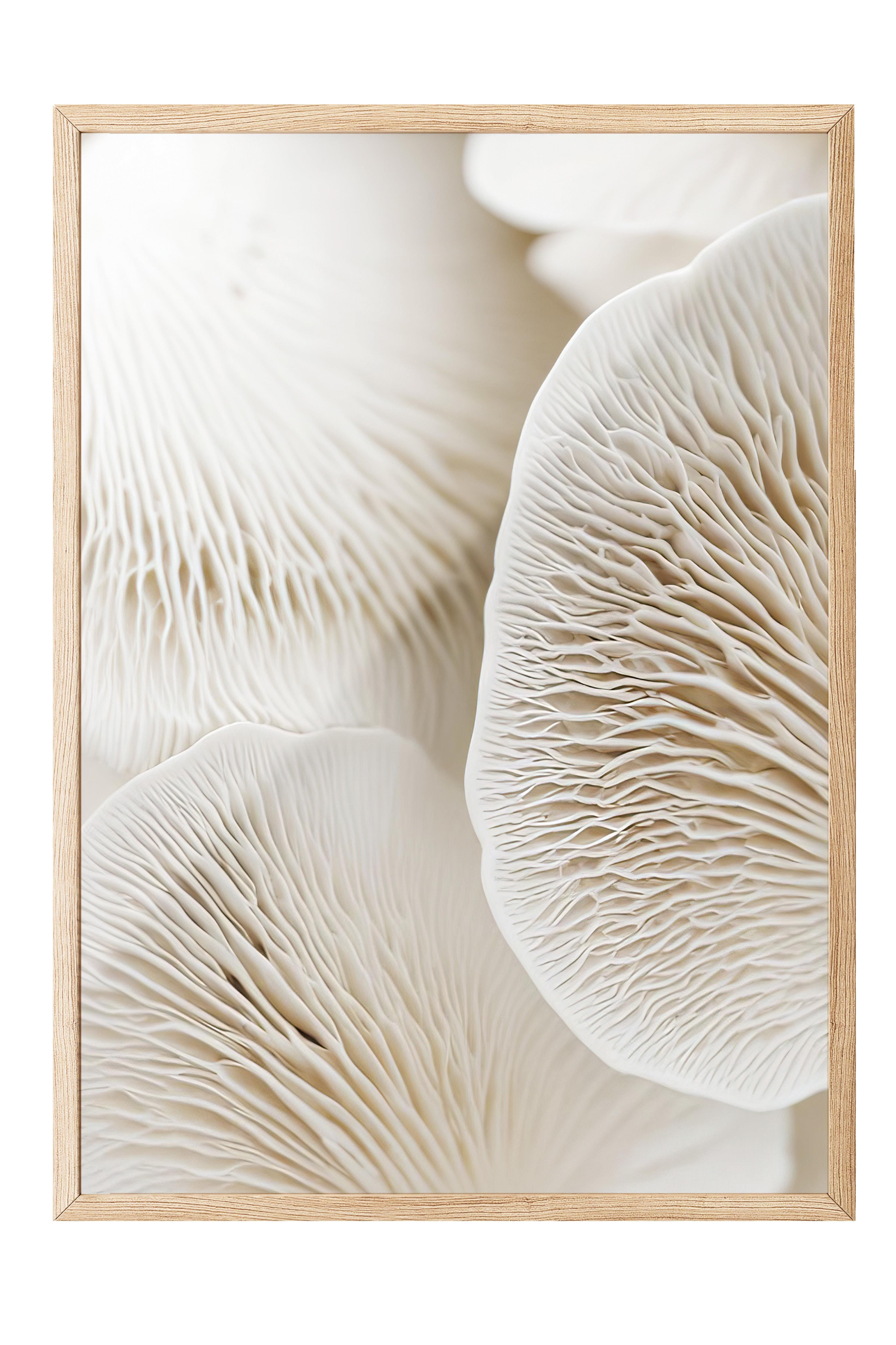 Mushroom Dream Çerçeveli Tablo, Ahşap Çerçeve ve Poster, Duvar Tablosu Comfort Serisi NO:108343