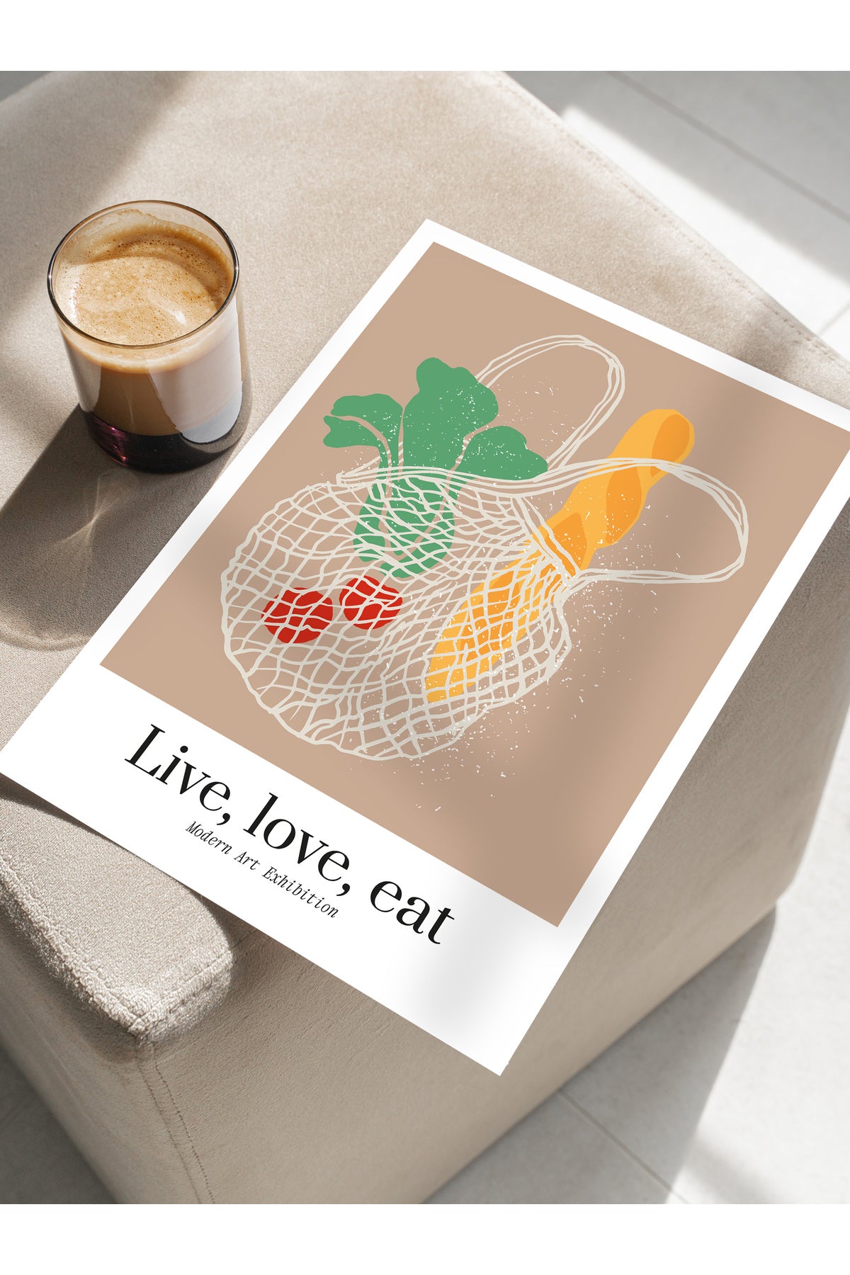 Mutfak ve Yemek Temalı Duvar Posteri, Estetik Çerçevesiz Poster - Yemek Odası ve Mutfak Duvar Dekoru