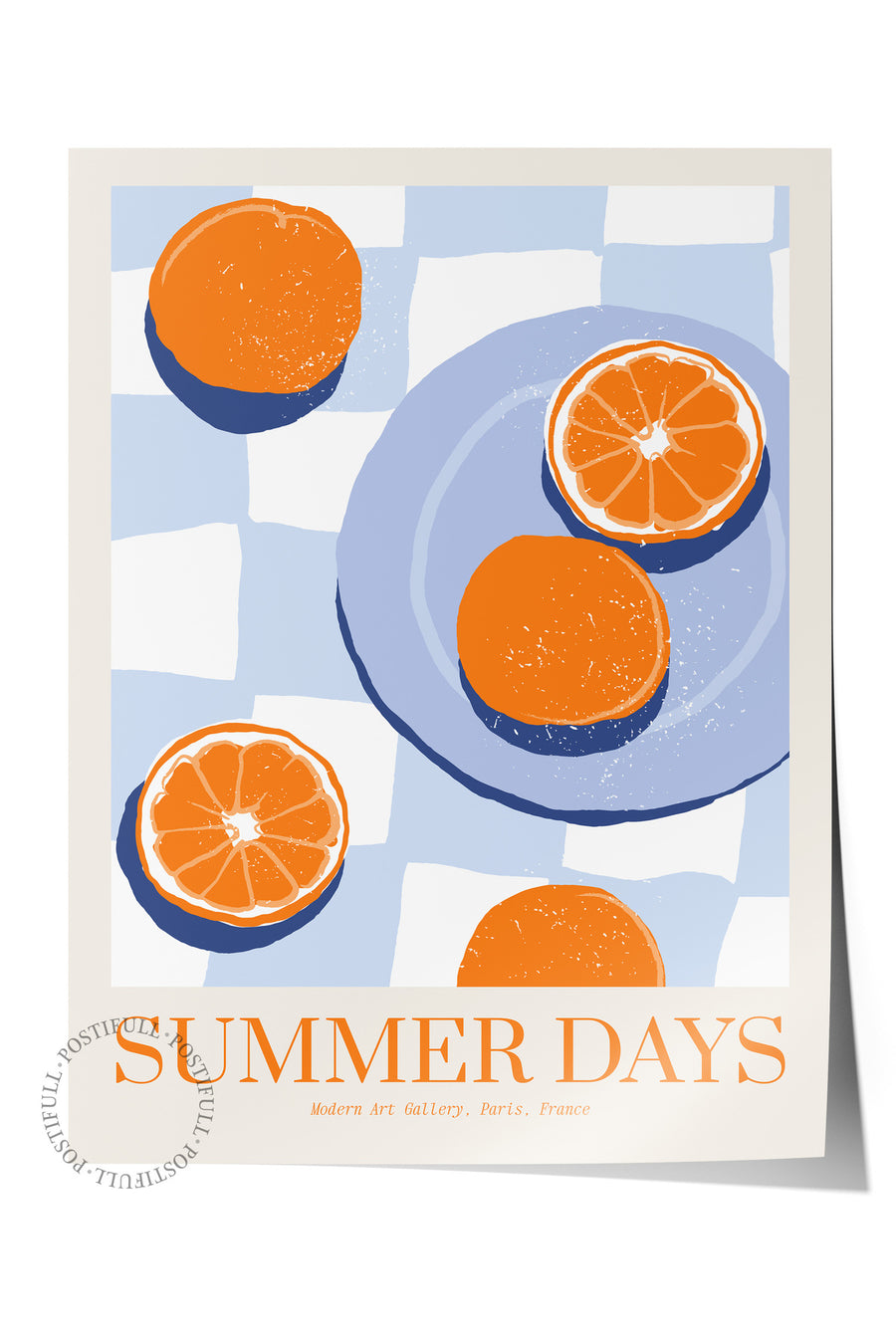 SUMMER DAYS Mutfak Temalı Çerçevesiz Poster