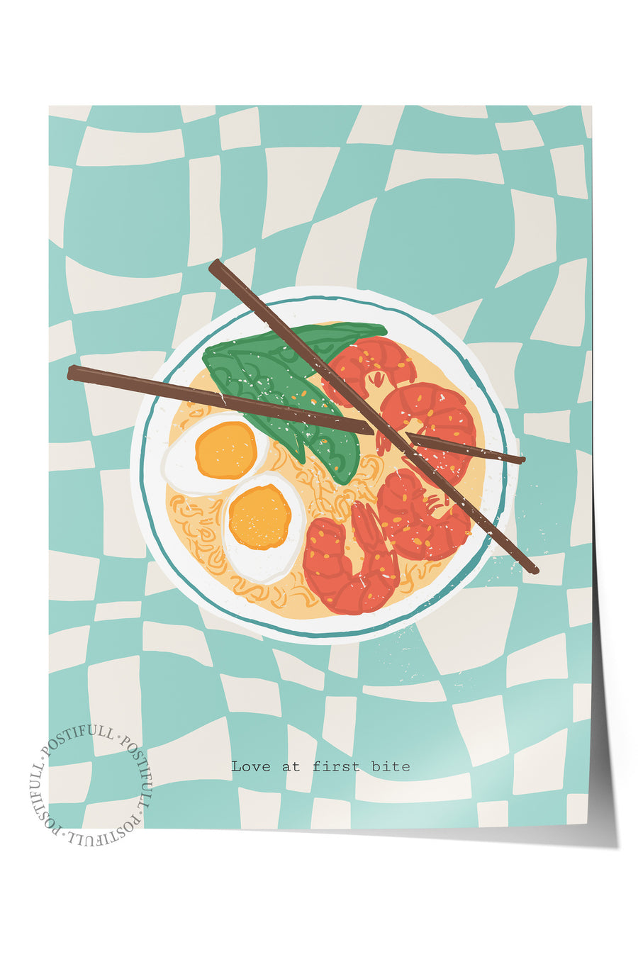 Love at first bite Mutfak Temalı Çerçevesiz Poster