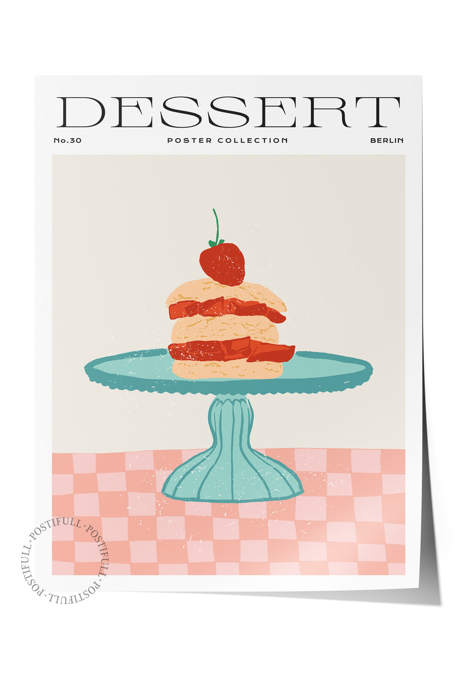 DESSERT Mutfak Temalı Çerçevesiz Poster