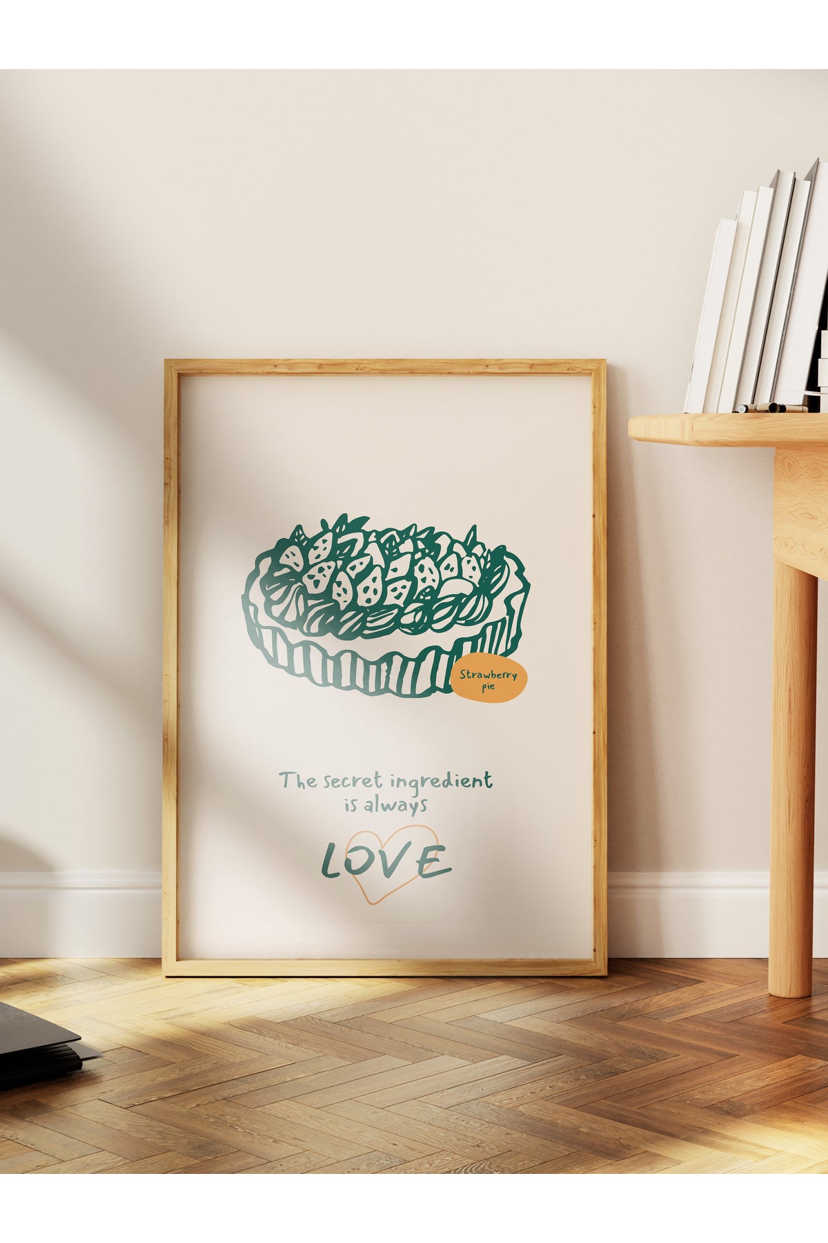 Mutfak ve Yemek Temalı Duvar Posteri, Estetik Çerçevesiz Poster - Yemek Odası ve Mutfak Duvar Dekoru