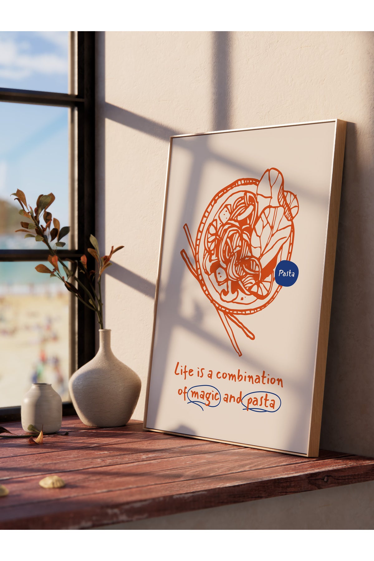 Mutfak ve Yemek Temalı Duvar Posteri, Estetik Çerçevesiz Poster - Yemek Odası ve Mutfak Duvar Dekoru