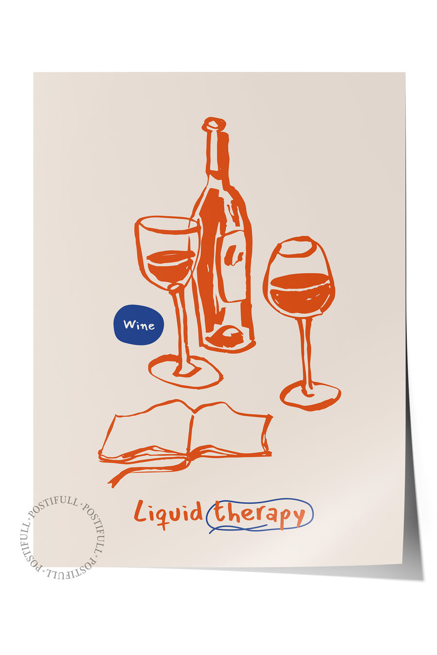 Liquid therapy Mutfak Temalı Çerçevesiz Poster