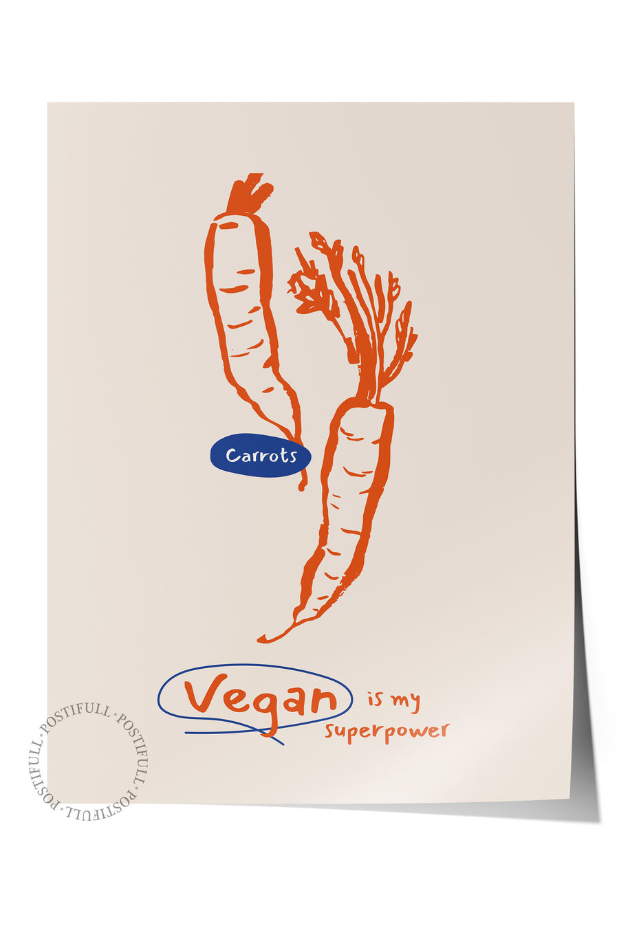 Vegan is my superpower Mutfak Temalı Çerçevesiz Poster
