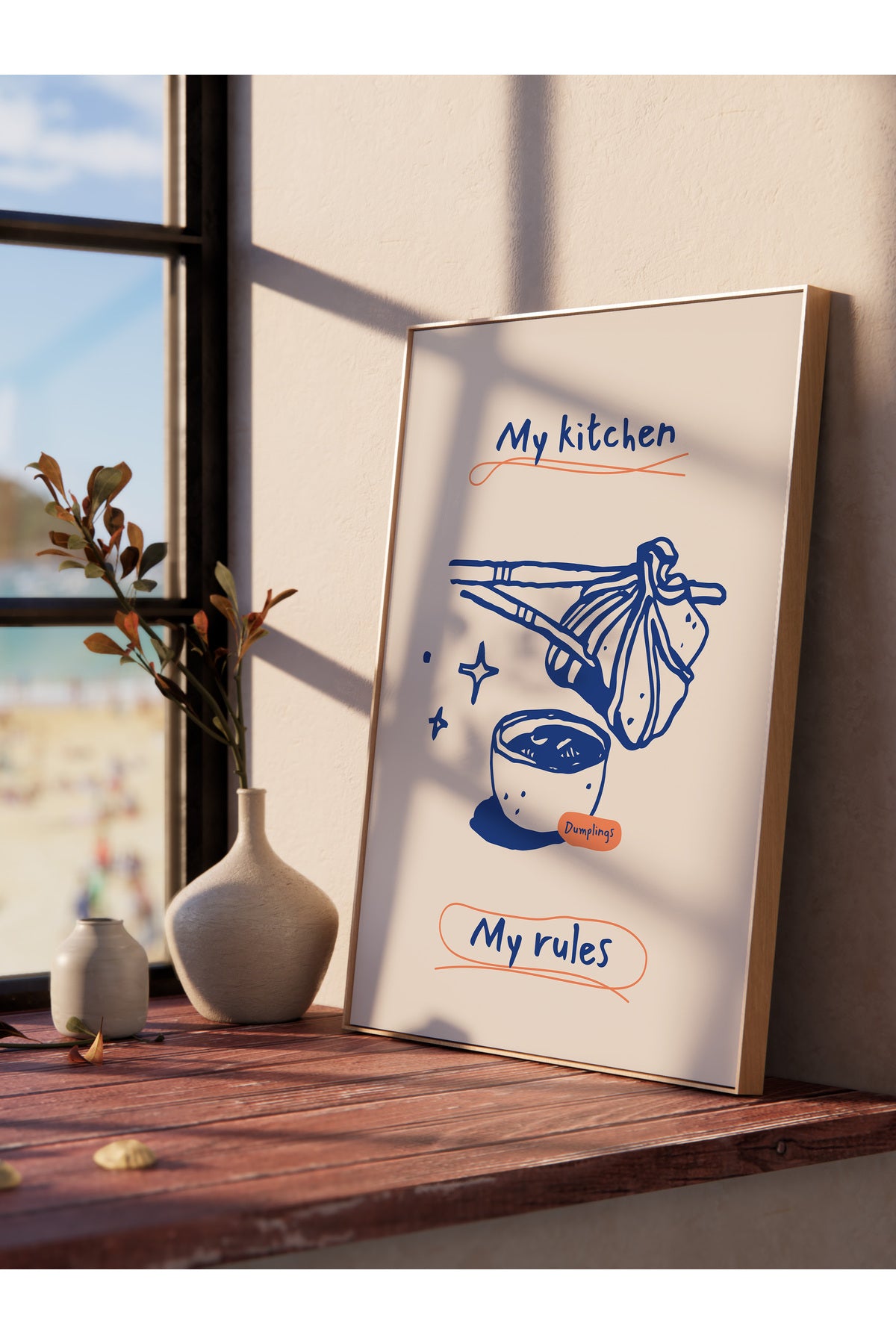 Mutfak ve Yemek Temalı Duvar Posteri, Estetik Çerçevesiz Poster - Yemek Odası ve Mutfak Duvar Dekoru