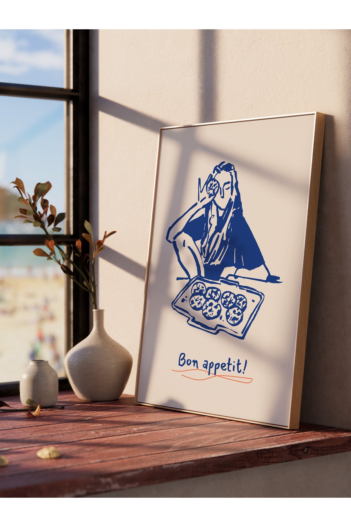 Mutfak ve Yemek Temalı Duvar Posteri, Estetik Çerçevesiz Poster - Yemek Odası ve Mutfak Duvar Dekoru