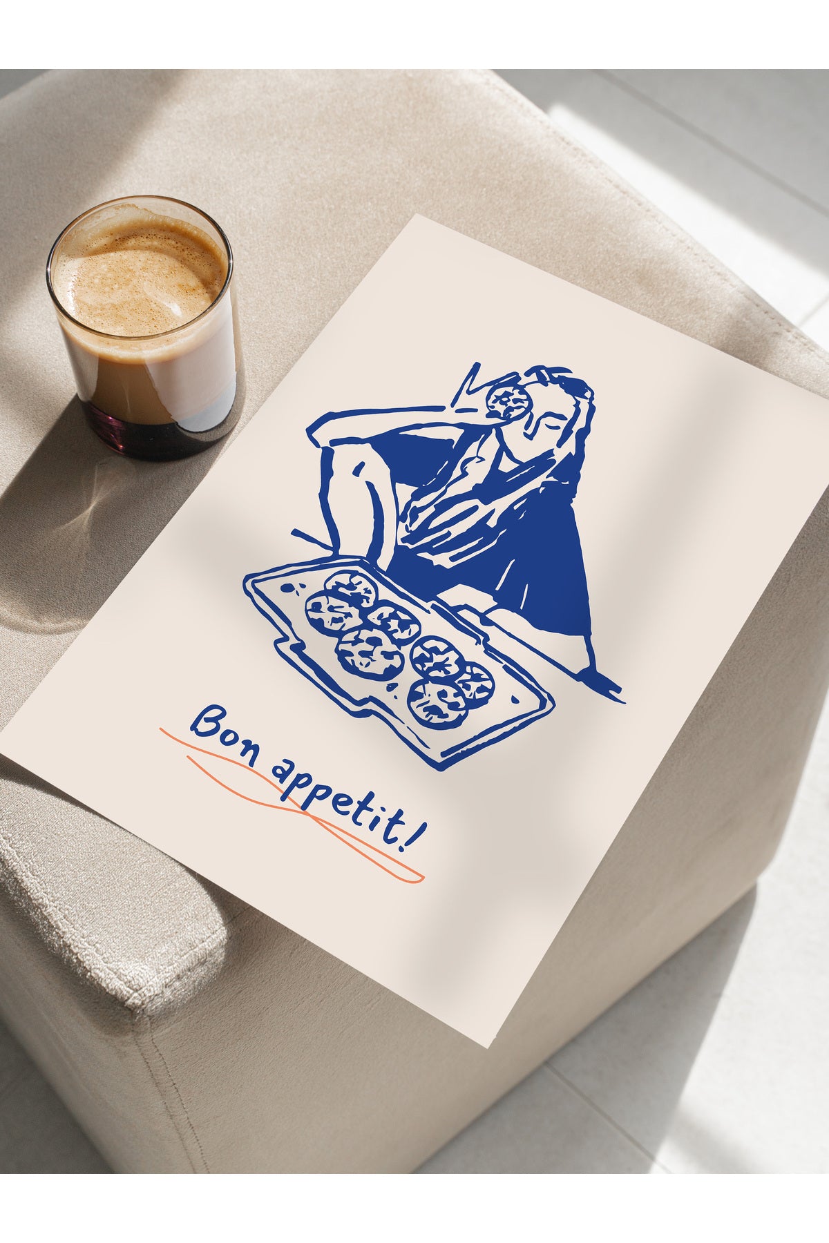 Mutfak ve Yemek Temalı Duvar Posteri, Estetik Çerçevesiz Poster - Yemek Odası ve Mutfak Duvar Dekoru