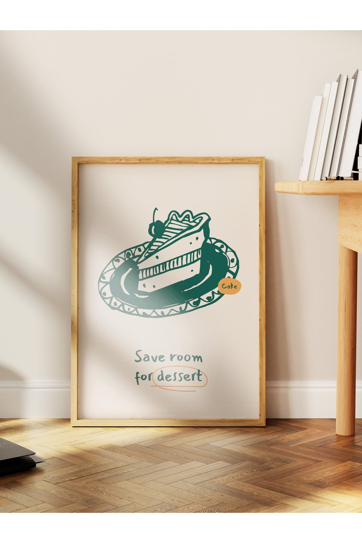 Mutfak ve Yemek Temalı Duvar Posteri, Estetik Çerçevesiz Poster - Yemek Odası ve Mutfak Duvar Dekoru