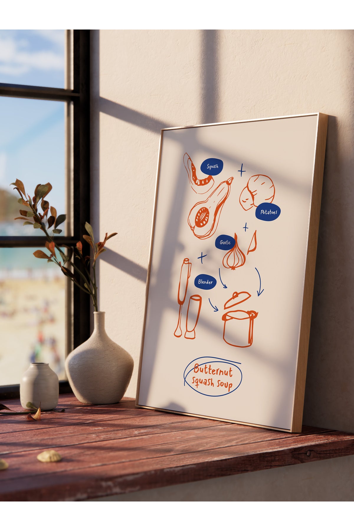 Mutfak ve Yemek Temalı Duvar Posteri, Estetik Çerçevesiz Poster - Yemek Odası ve Mutfak Duvar Dekoru