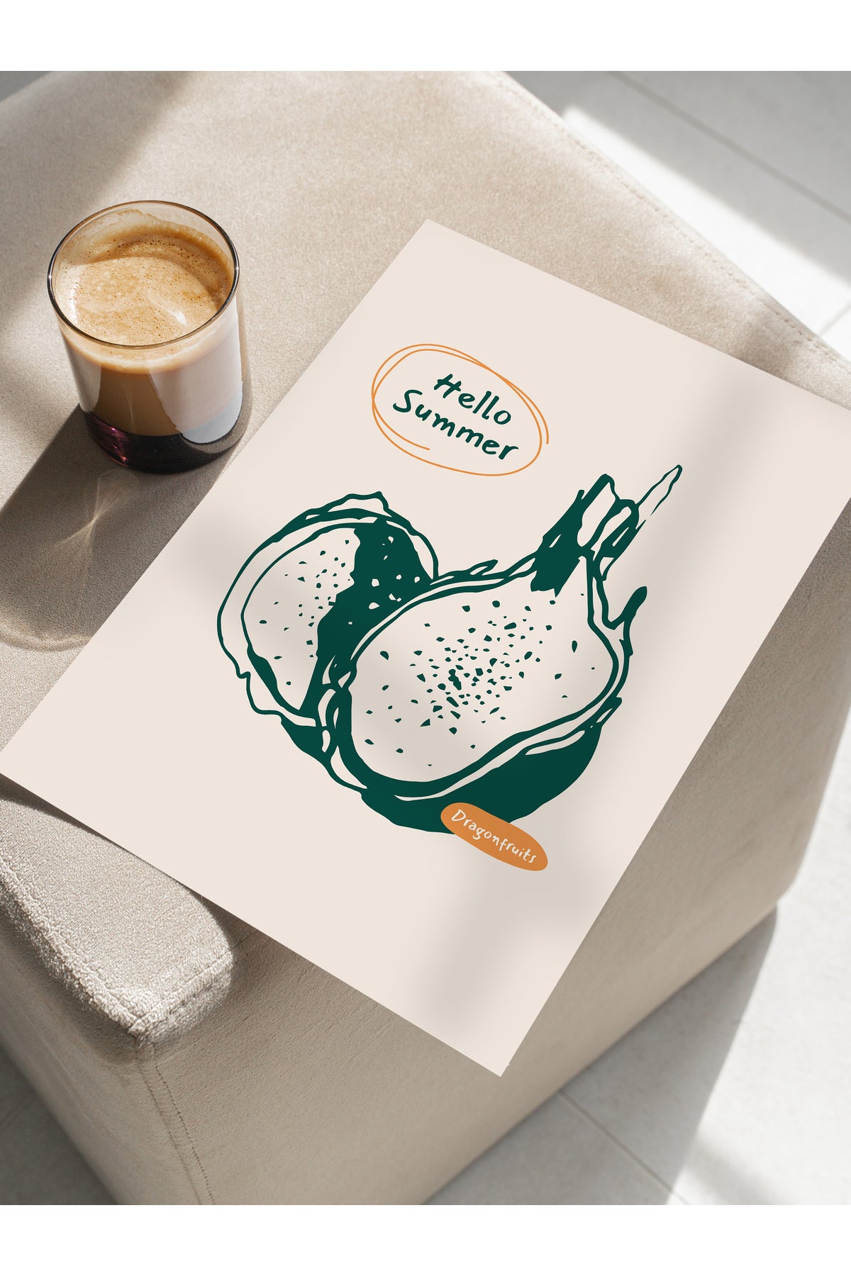 Mutfak ve Yemek Temalı Duvar Posteri, Estetik Çerçevesiz Poster - Yemek Odası ve Mutfak Duvar Dekoru