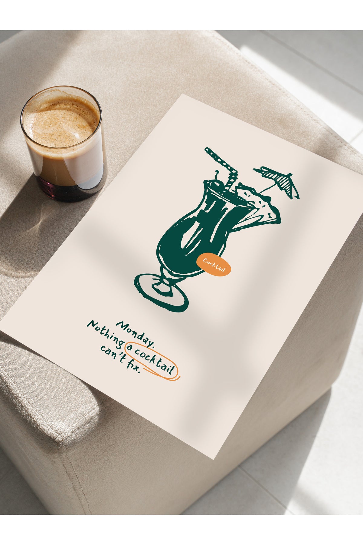 Mutfak ve Yemek Temalı Duvar Posteri, Estetik Çerçevesiz Poster - Yemek Odası ve Mutfak Duvar Dekoru