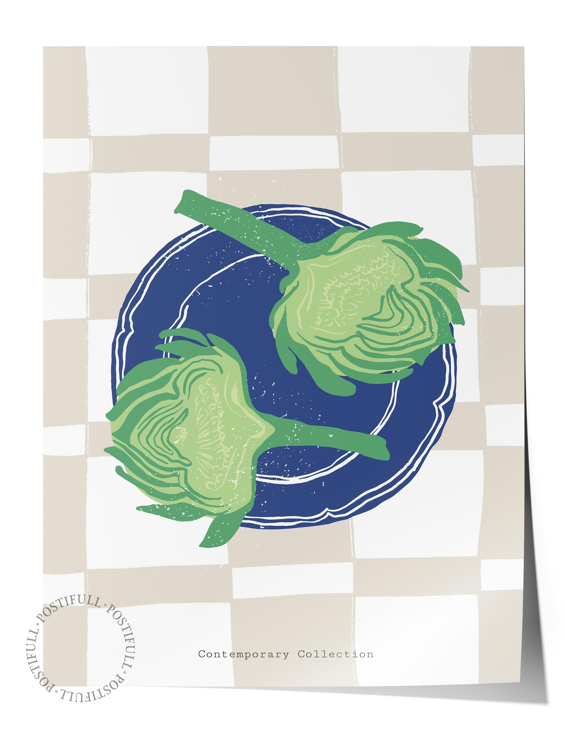 Mutfak ve Yemek Temalı Duvar Posteri, Estetik Çerçevesiz Poster - Yemek Odası ve Mutfak Duvar Dekoru