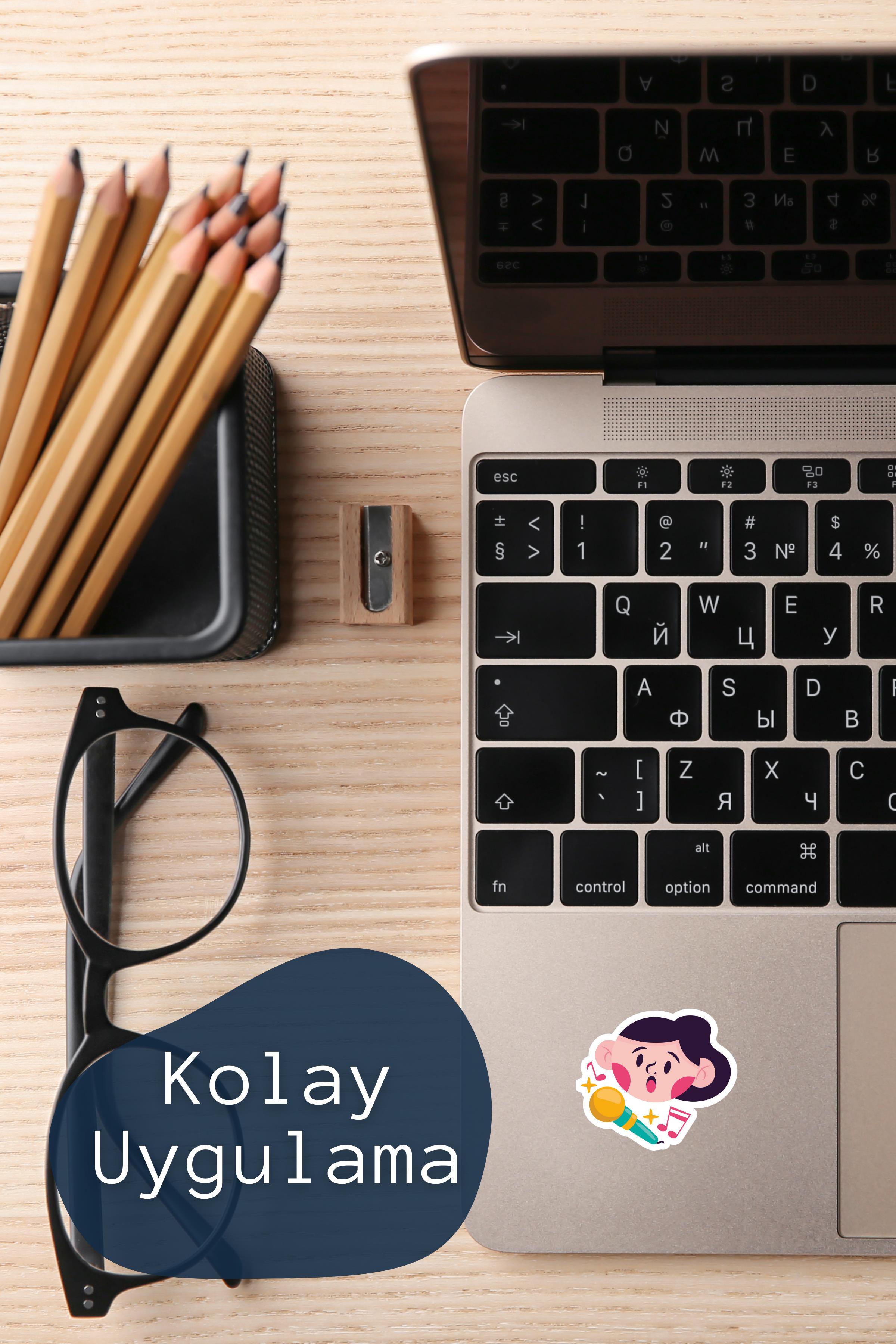 Müzik Temalı Sticker ve Etiket Seti - Orta Boy - Su Geçirmez, Kalın Yapışkanlı Sticker Seti