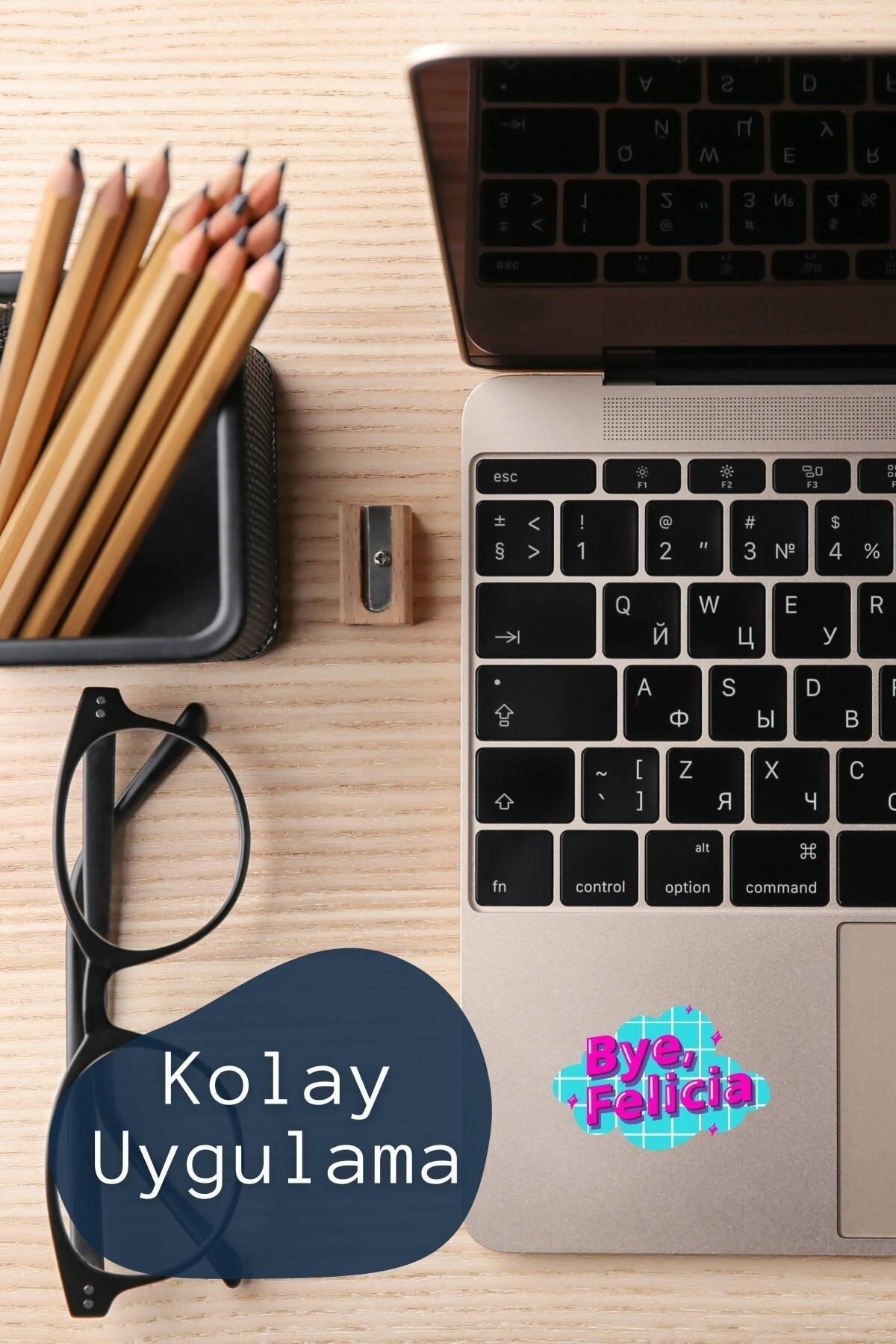 Neon Temalı Sticker Seti - 11 Adet Etiket Seti- Telefon, Tablet, Defter Laptop Uyumlu Etiket