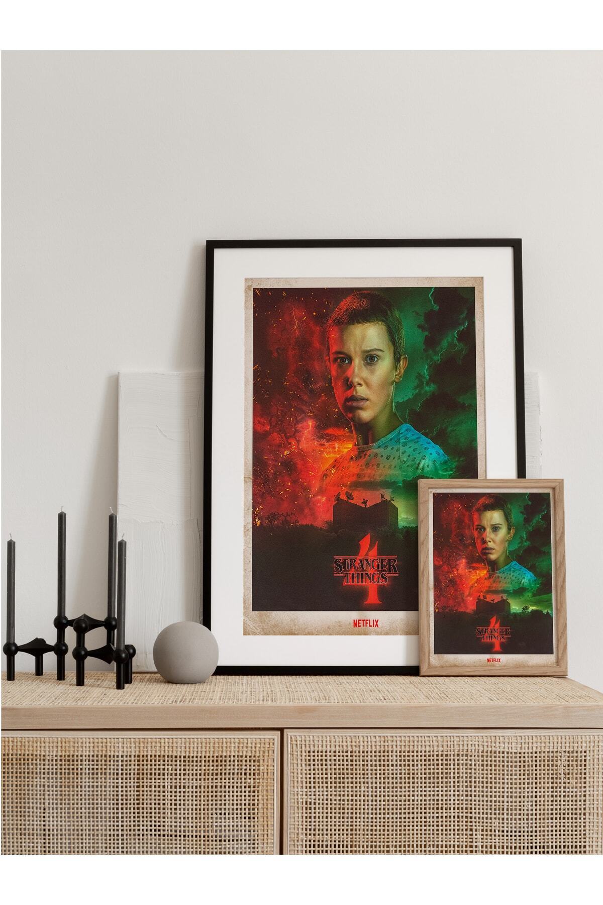 Netflix Stranger Things Eleven Duvar Tablosu, Çerçevesiz Poster, Salon, Oda Ve Ofis Duvar Dekoru