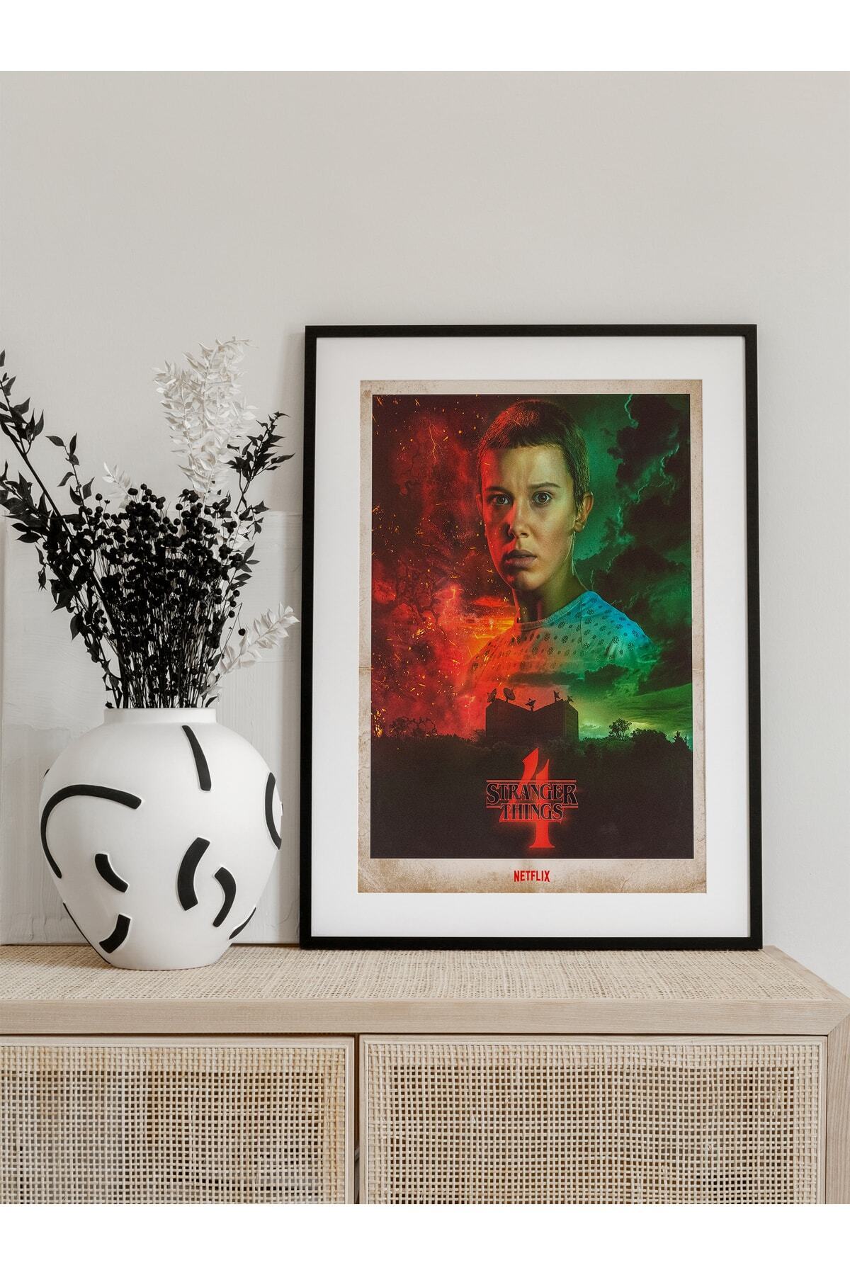 Netflix Stranger Things Eleven Duvar Tablosu, Çerçevesiz Poster, Salon, Oda Ve Ofis Duvar Dekoru