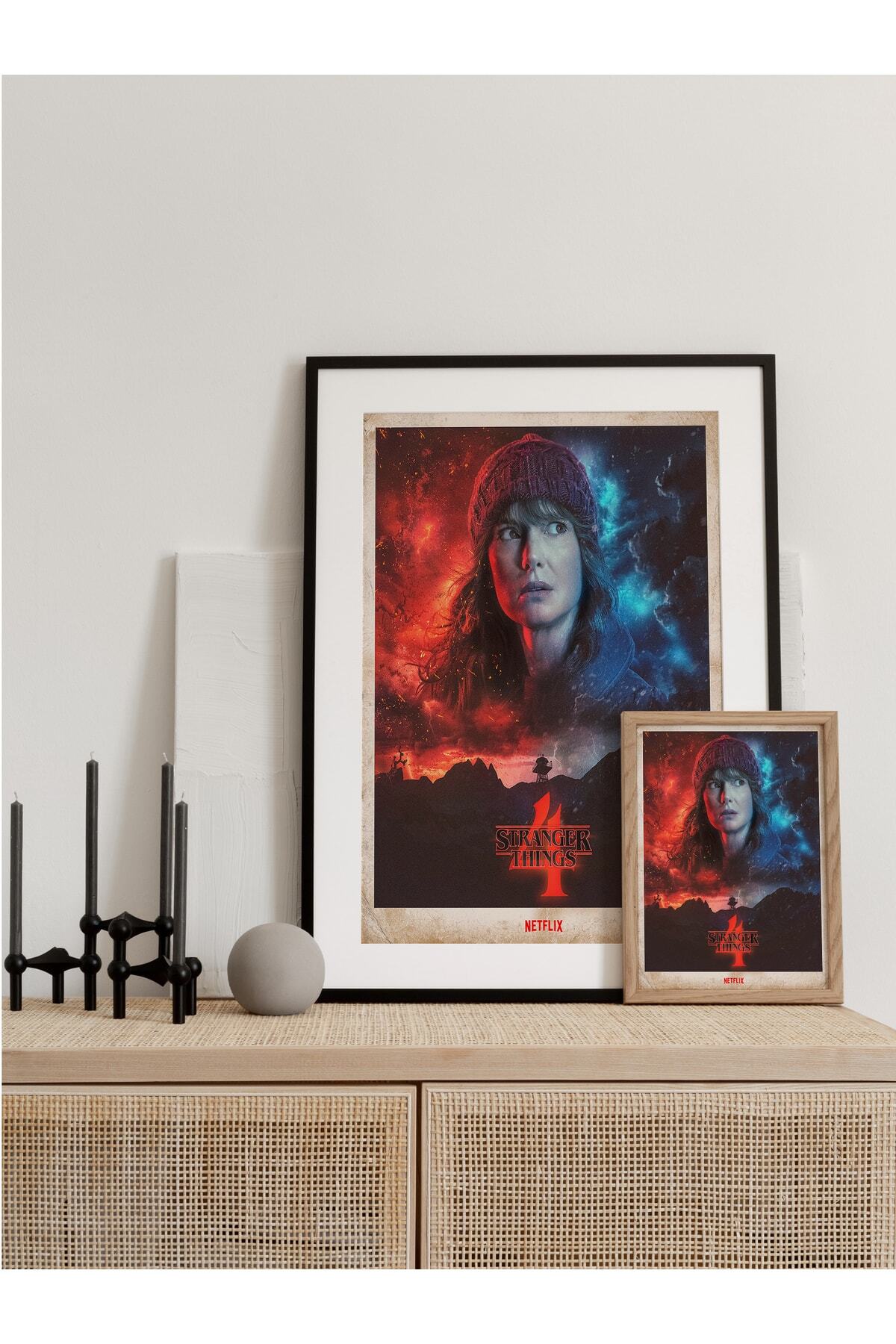 Netflix Stranger Things Joyce Duvar Tablosu, Çerçevesiz Poster, Salon, Oda Ve Ofis Duvar Dekoru