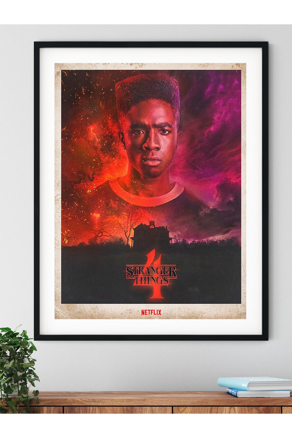 Netflix Stranger Things Lucas Duvar Tablosu, Çerçevesiz Poster, Salon, Oda Ve Ofis Duvar Dekoru
