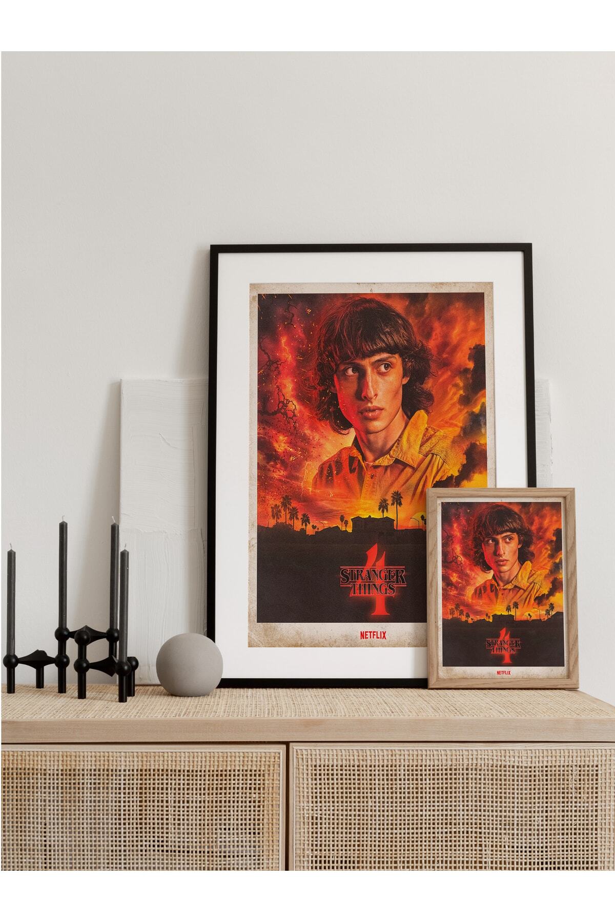 Netflix Stranger Things Mike Duvar Tablosu, Çerçevesiz Poster, Salon, Oda Ve Ofis Duvar Dekoru