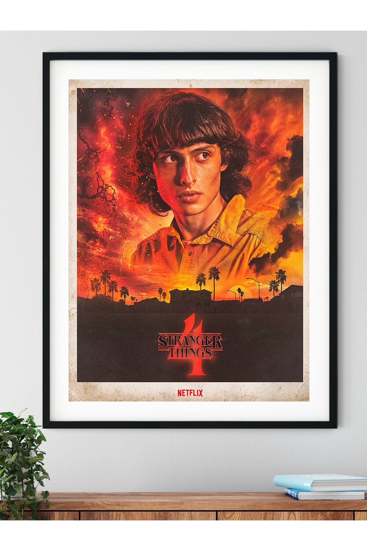 Netflix Stranger Things Mike Duvar Tablosu, Çerçevesiz Poster, Salon, Oda Ve Ofis Duvar Dekoru