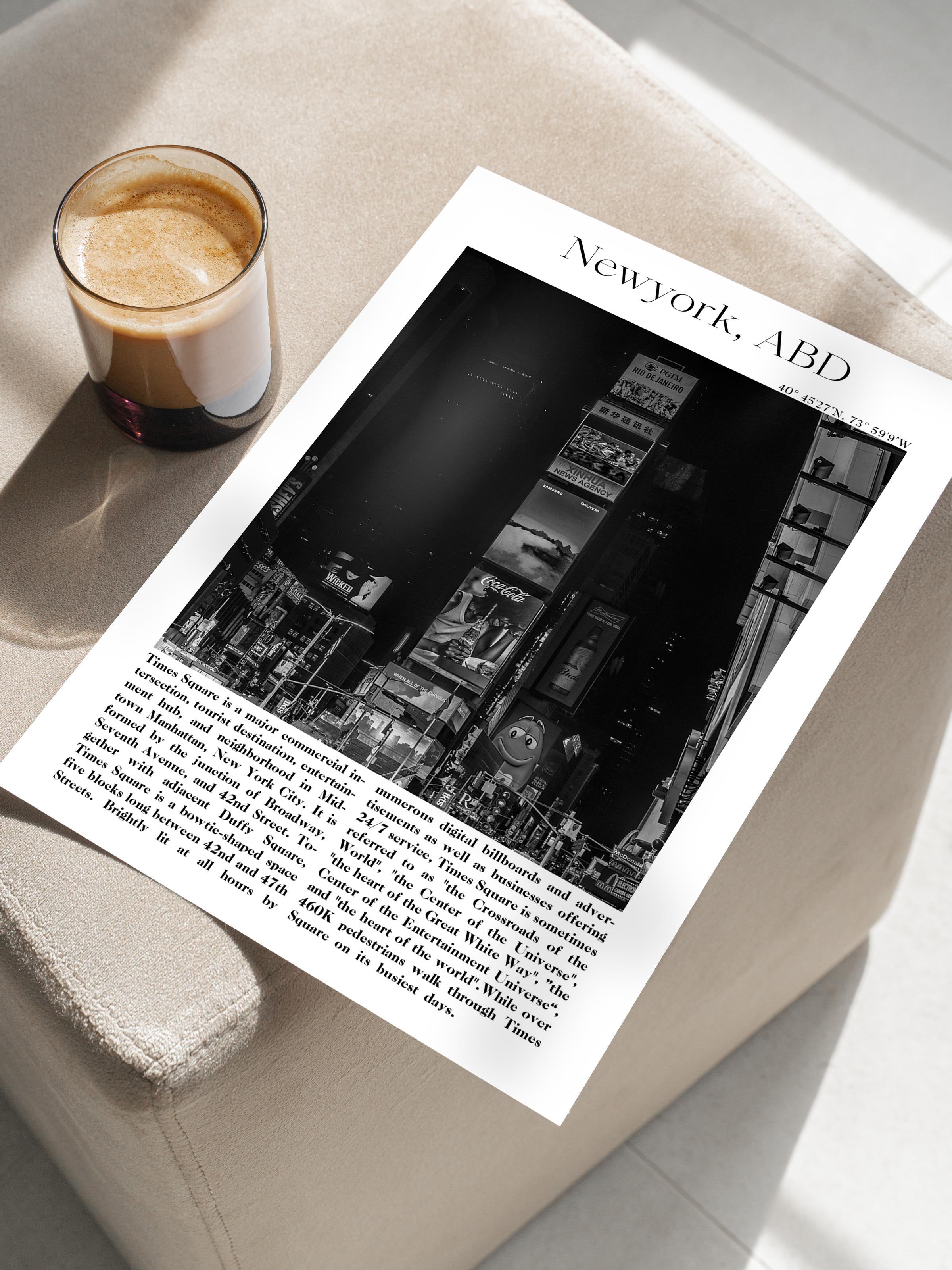New York - ABD, Şehir Temalı Poster, Çerçevesiz Duvar Posteri, NO:30028