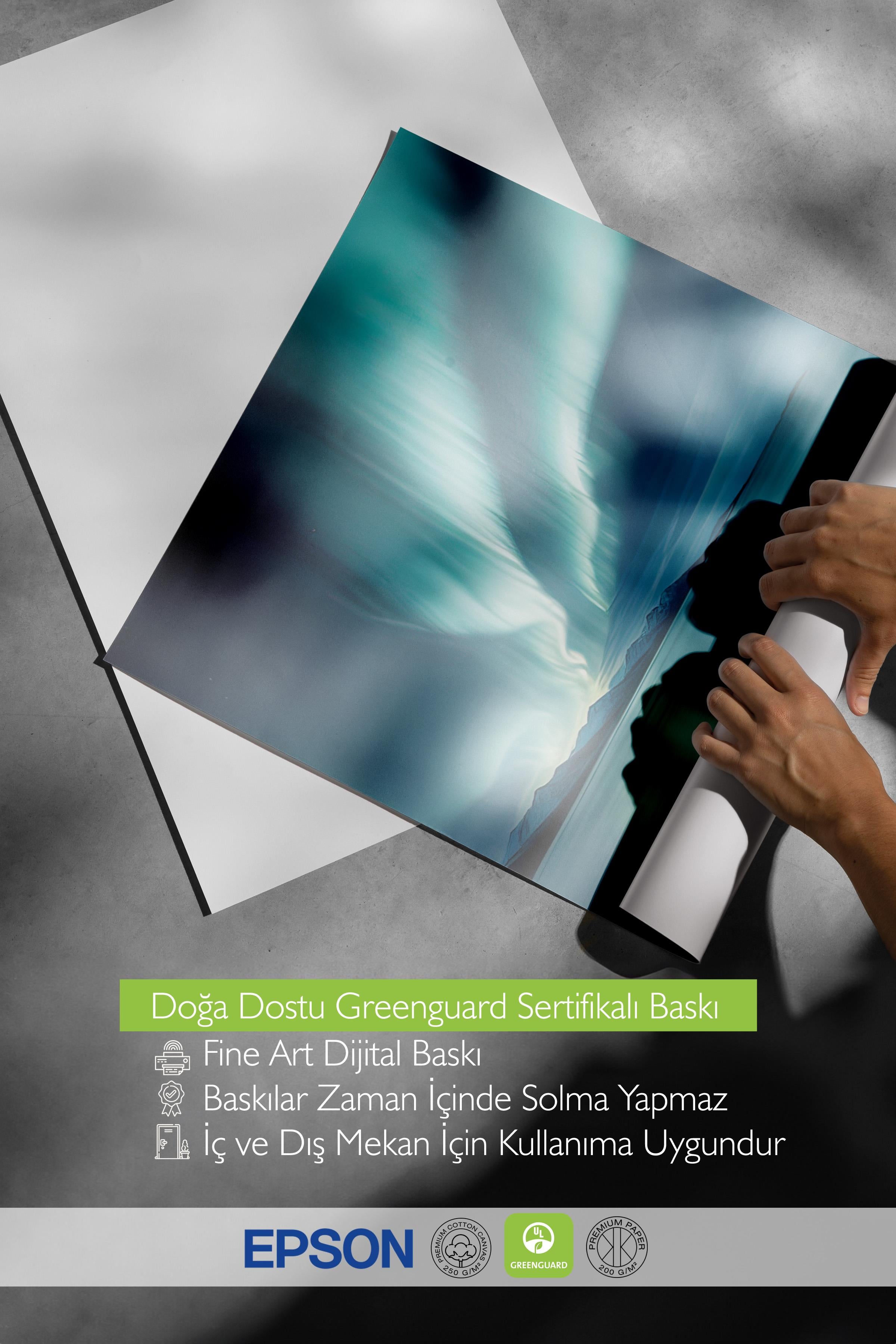 Northern Lights Poster, Çerçevesiz Duvar Posteri, Dikey Duvar Tablosu Comfort Serisi NO:108366