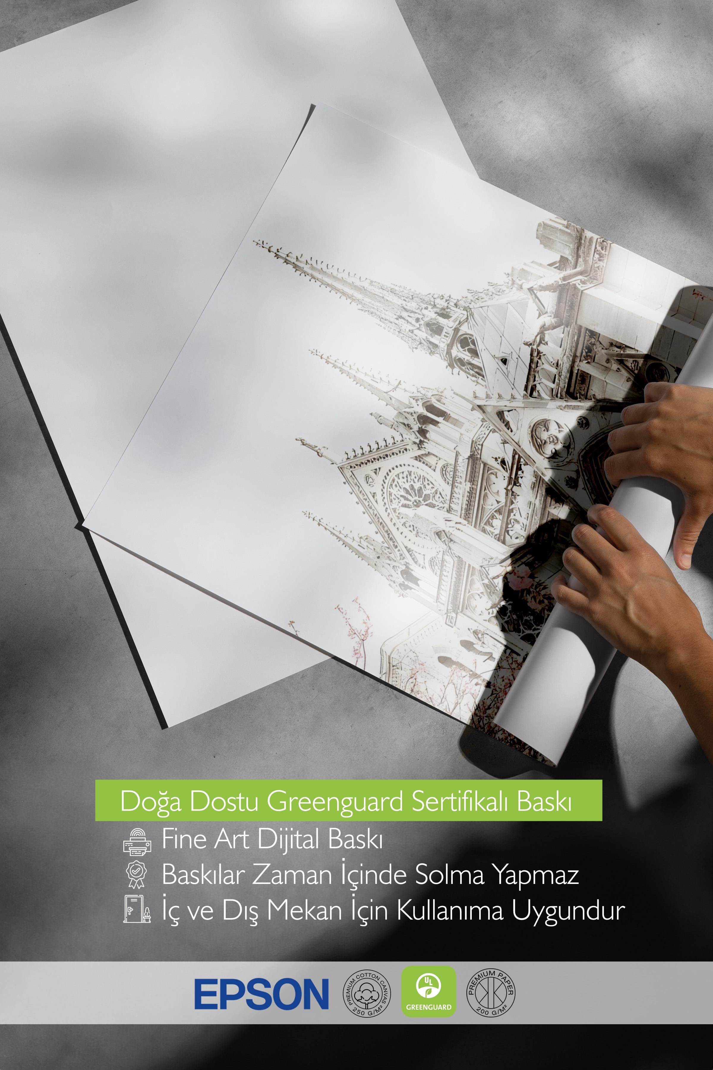 Notre Dame in Bloom Poster, Çerçevesiz Duvar Posteri, Dikey Duvar Tablosu Comfort Serisi NO:108370