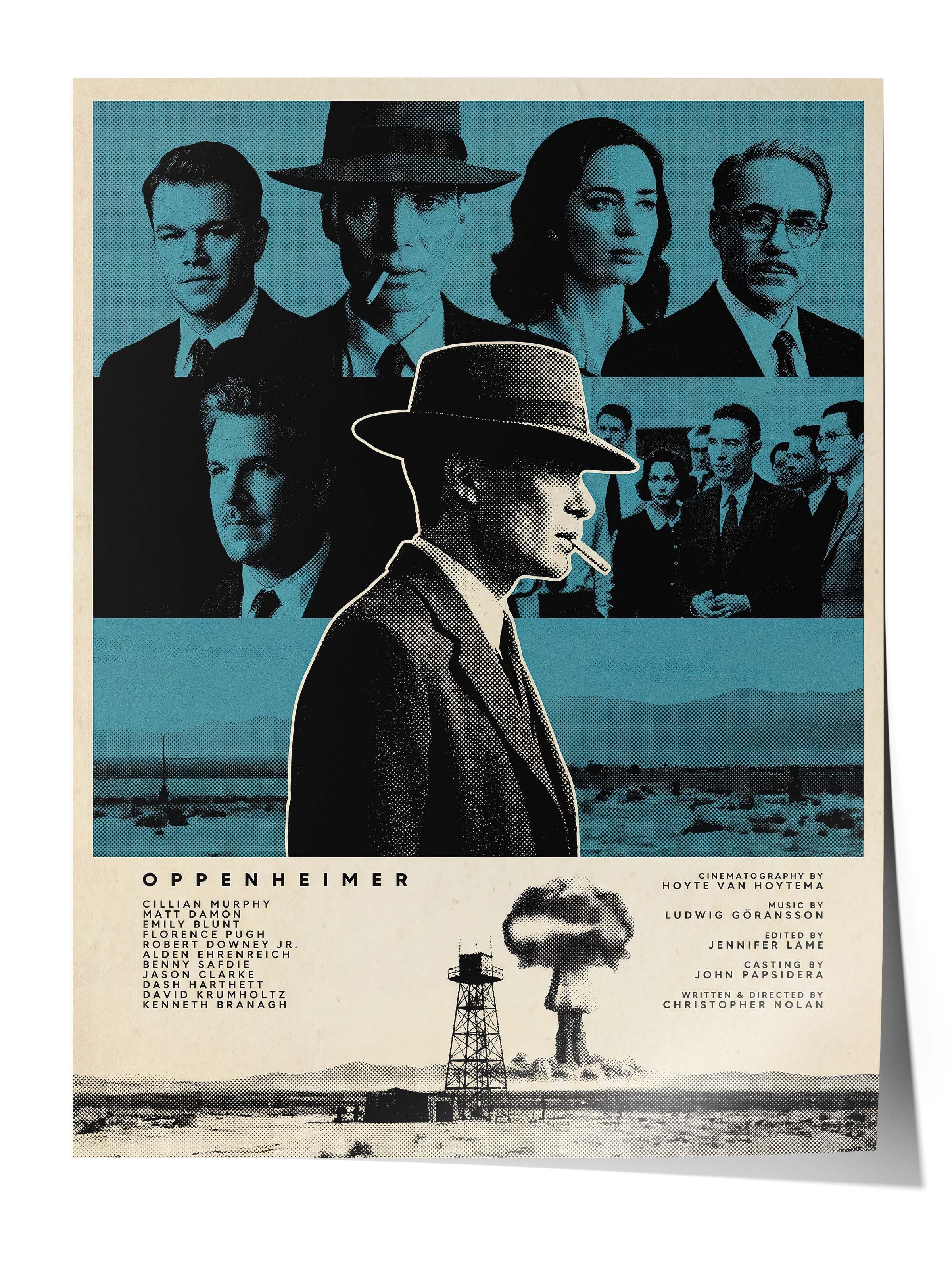 Oppenheimer Posteri, Sinema ve Dizi Tablo Posterleri, Film Dizi Afişleri NO:112813