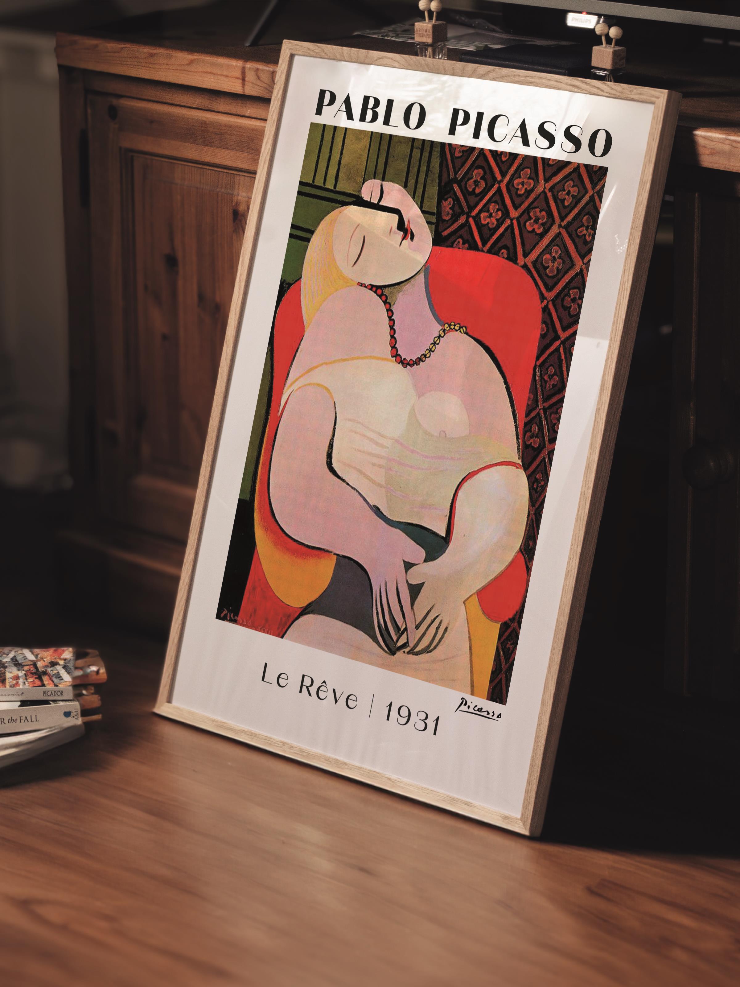 Pablo Picasso Duvar Posteri - Estetik Duvar Dekoru - Sanat Serisi Posterleri - Kalın Kağıt