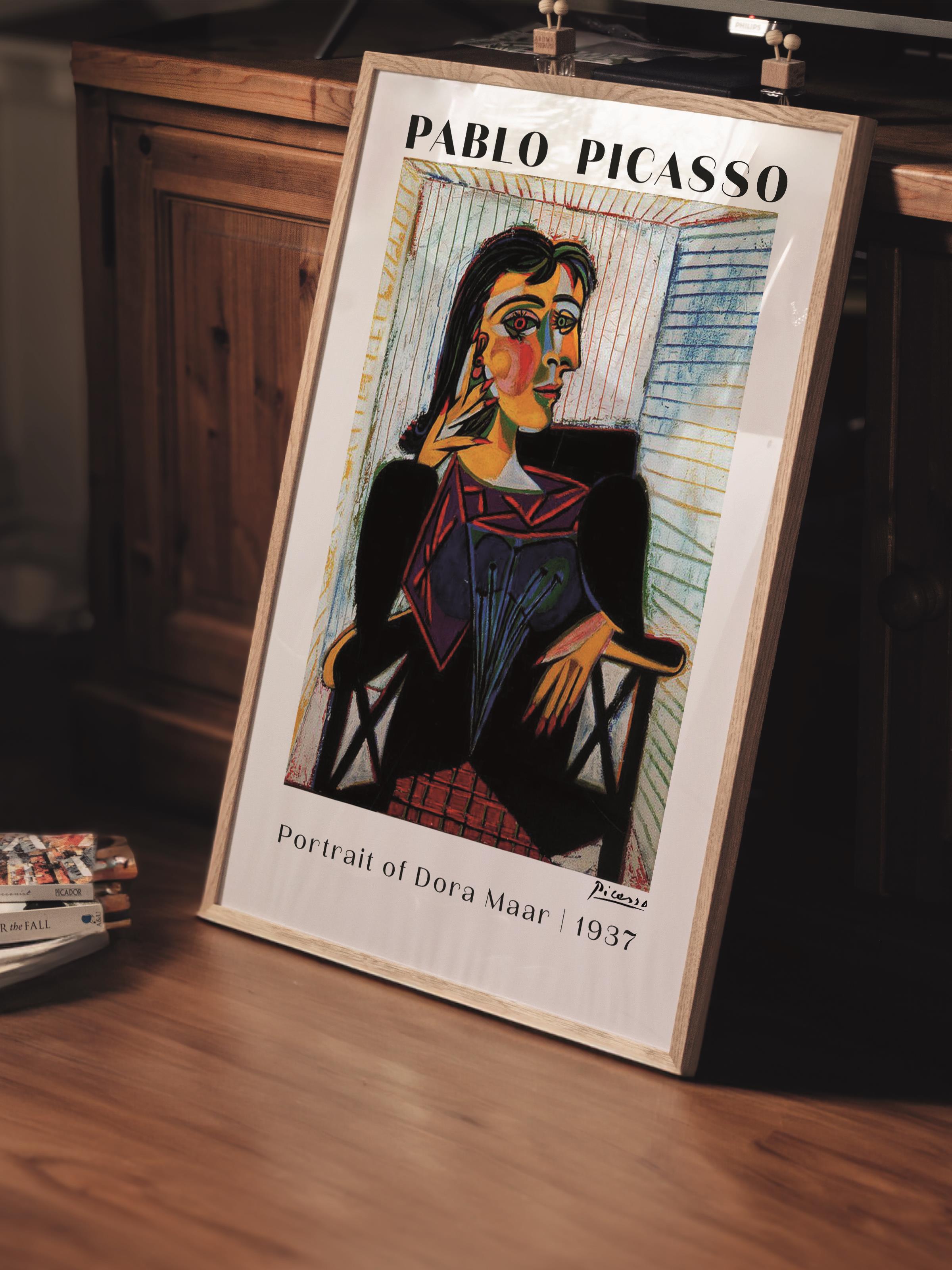 Pablo Picasso Duvar Posteri - Estetik Duvar Dekoru - Sanat Serisi Posterleri - Kalın Kağıt