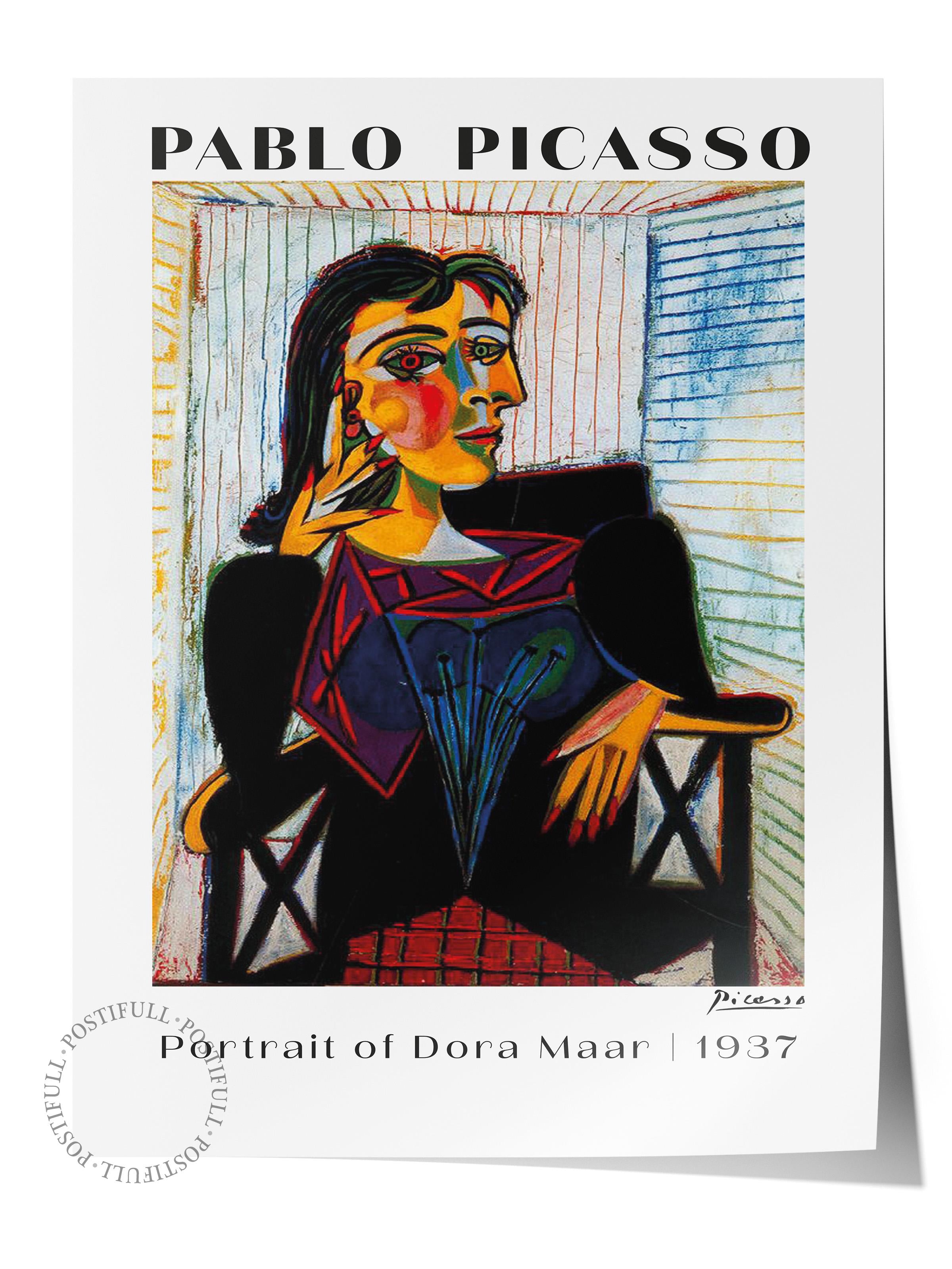 Pablo Picasso Duvar Posteri - Estetik Duvar Dekoru - Sanat Serisi Posterleri - Kalın Kağıt