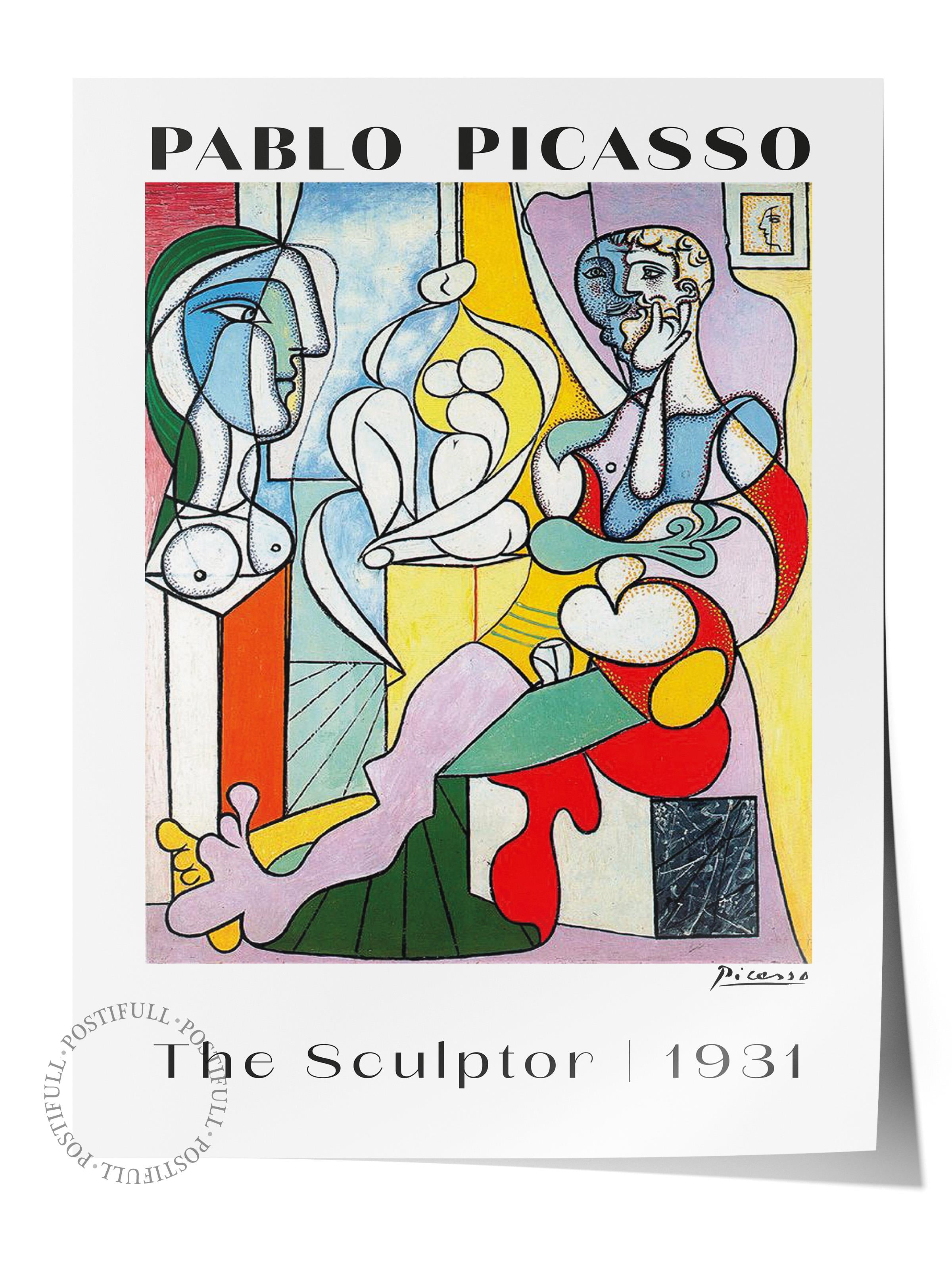 Pablo Picasso Duvar Posteri - Estetik Duvar Dekoru - Sanat Serisi Posterleri - Kalın Kağıt