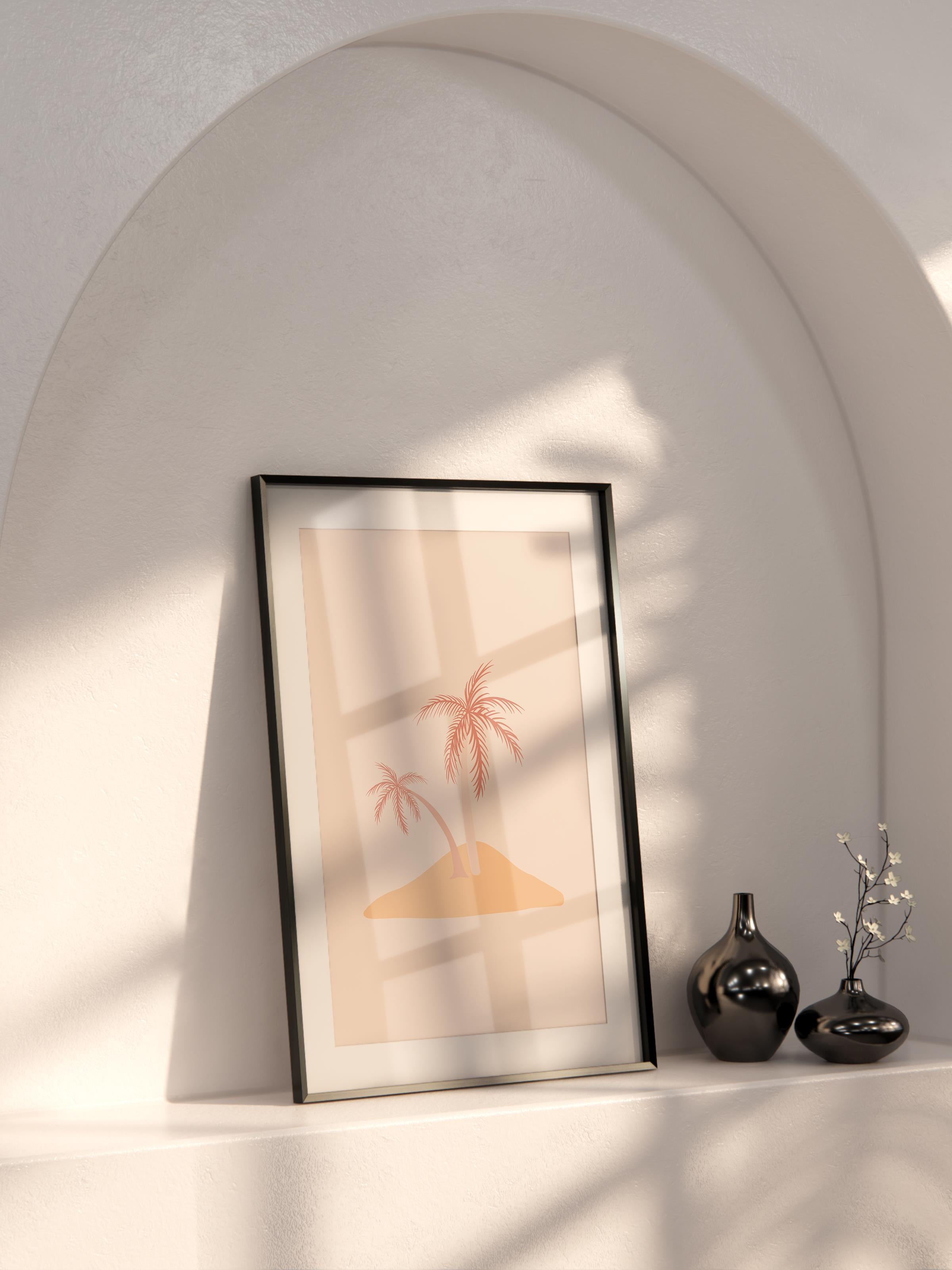 Pastel Boho Duvar Dekoru, Çerçevesiz Poster, Çerçevesiz Duvar Tablosu - Fine Art Kağıt ve HD Baskı