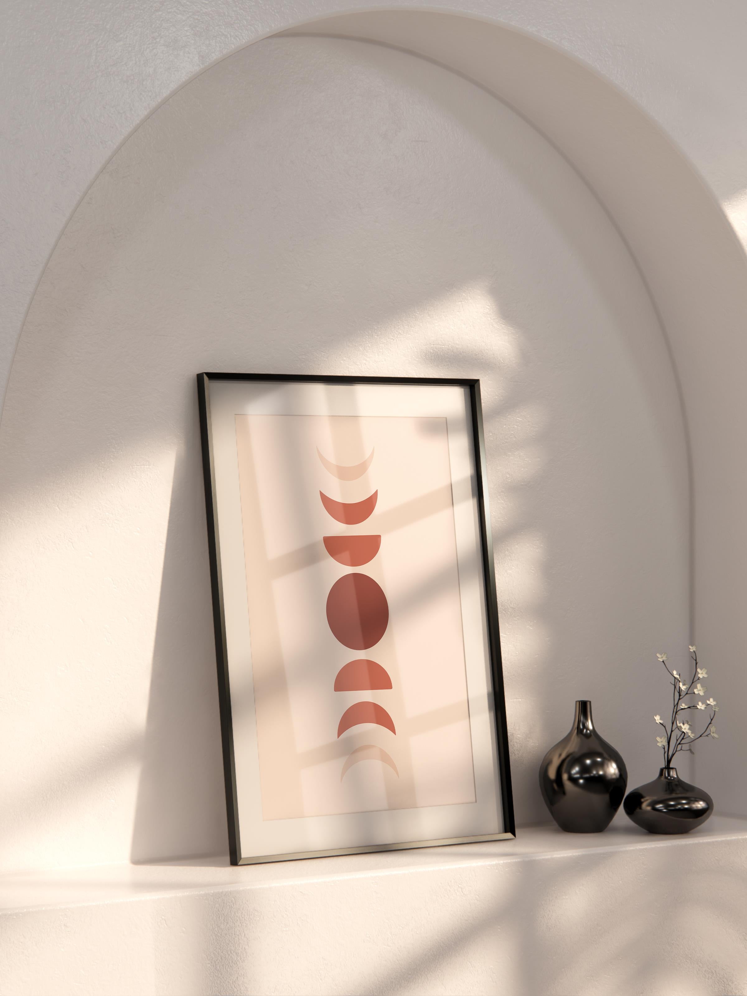 Pastel Boho Duvar Dekoru, Çerçevesiz Poster, Çerçevesiz Duvar Tablosu - Fine Art Kağıt ve HD Baskı