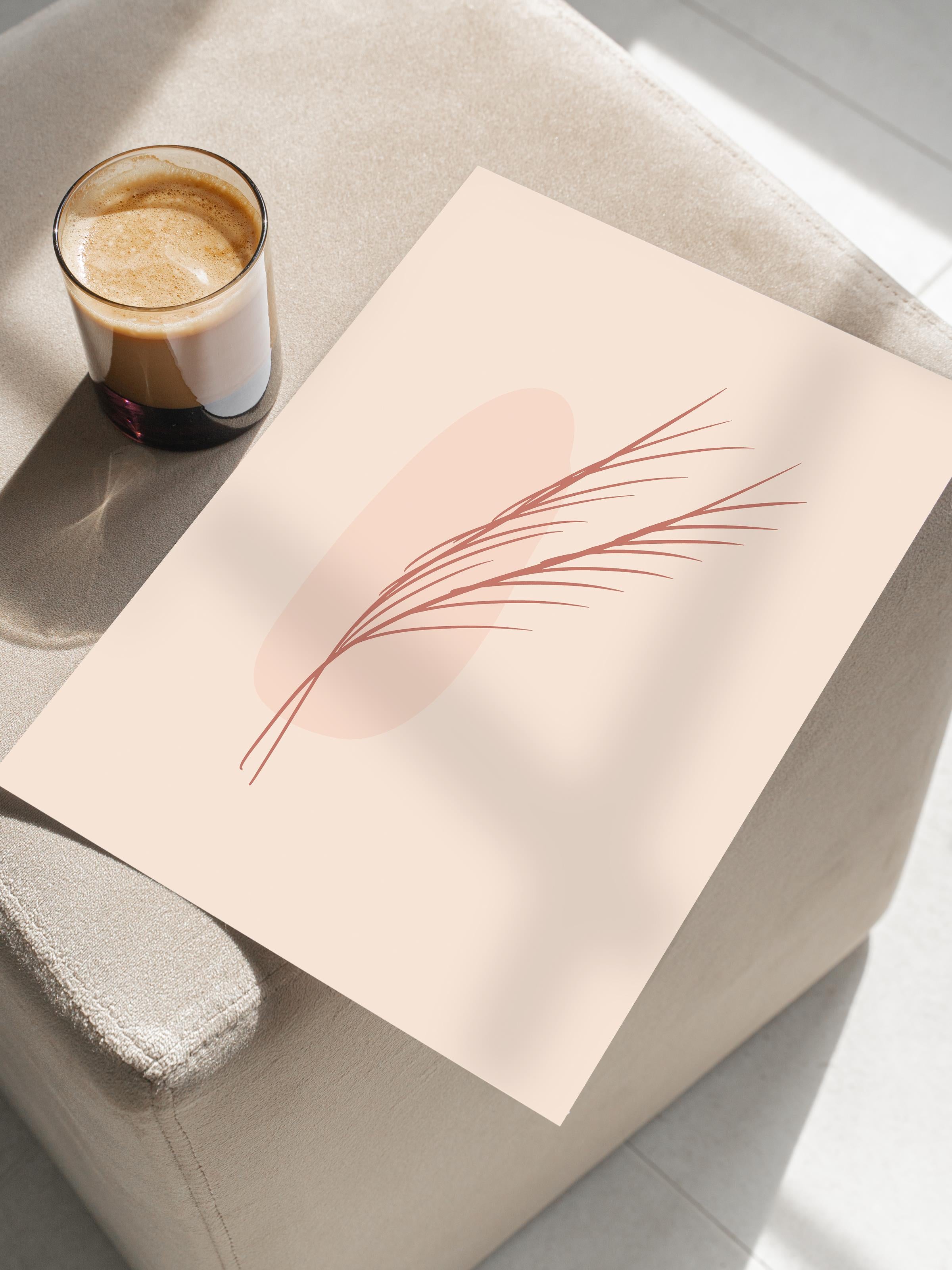 Pastel Boho Duvar Dekoru, Çerçevesiz Poster, Çerçevesiz Duvar Tablosu - Fine Art Kağıt ve HD Baskı