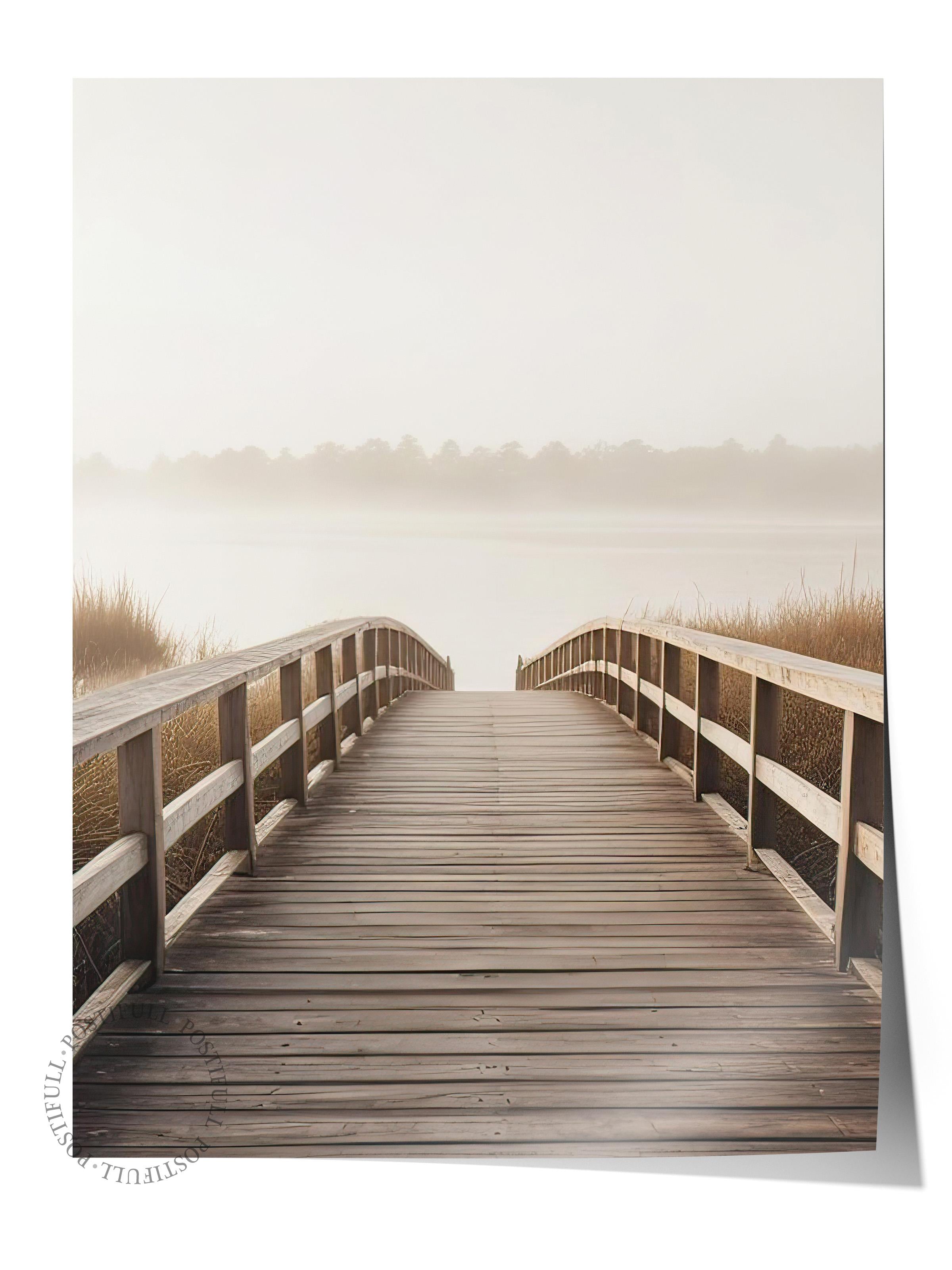 Path to the Beach Poster, Çerçevesiz Duvar Posteri, Dikey Duvar Tablosu Comfort Serisi NO:108312