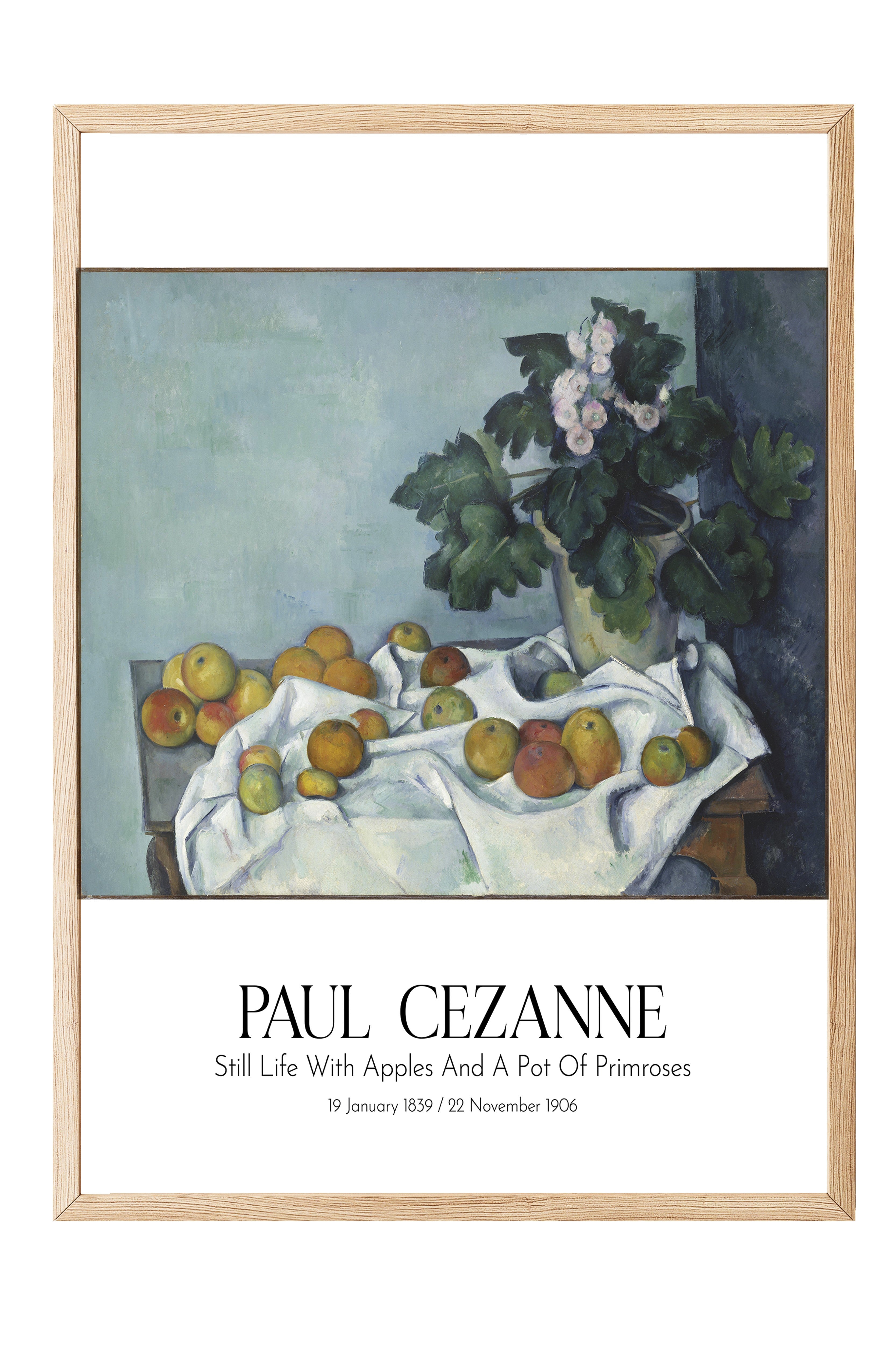 Paul Cezanne, Ahşap Çerçeveli Tablo, Sanat Serisi NO:110466