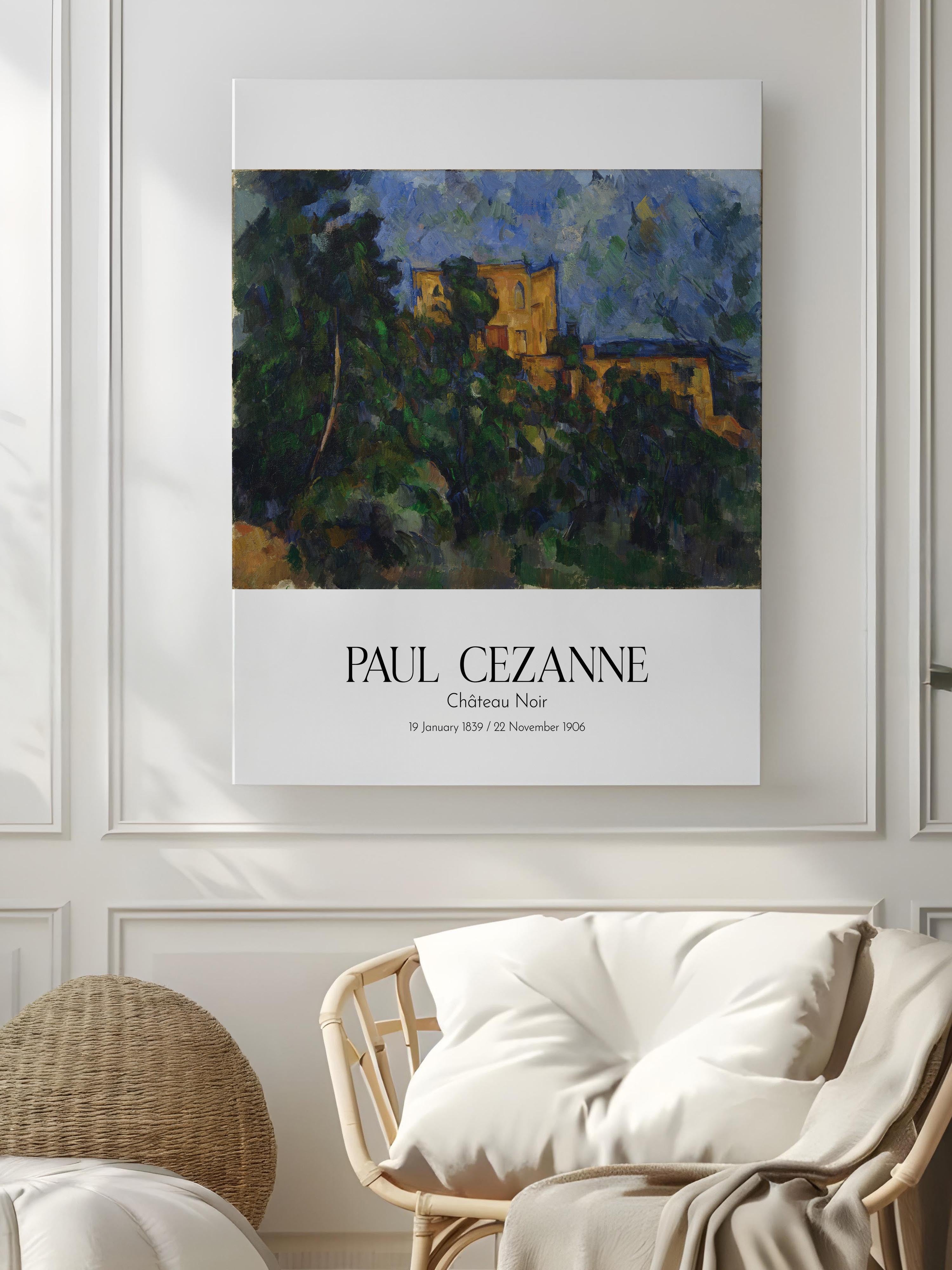 Paul Cezanne - Château Noir, Kanvas Tablo, Sanat Serisi NO:110454