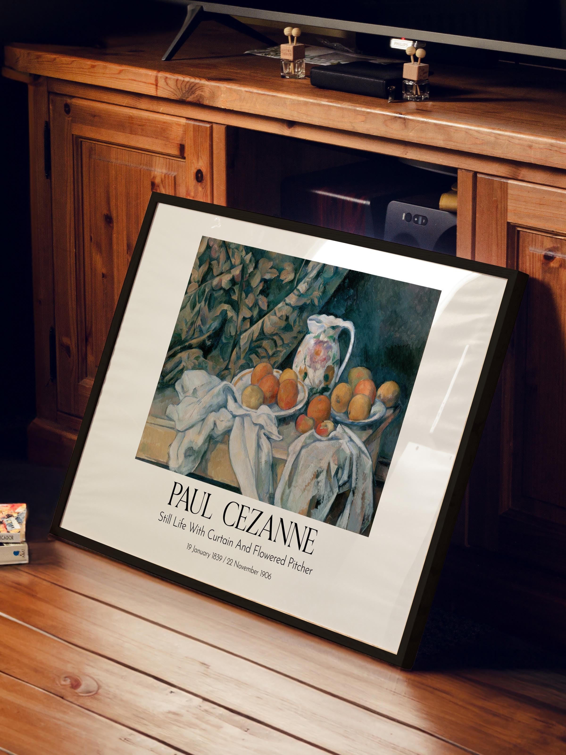 Paul Cezanne, Siyah Çerçeveli Tablo, Sanat Serisi NO:110493