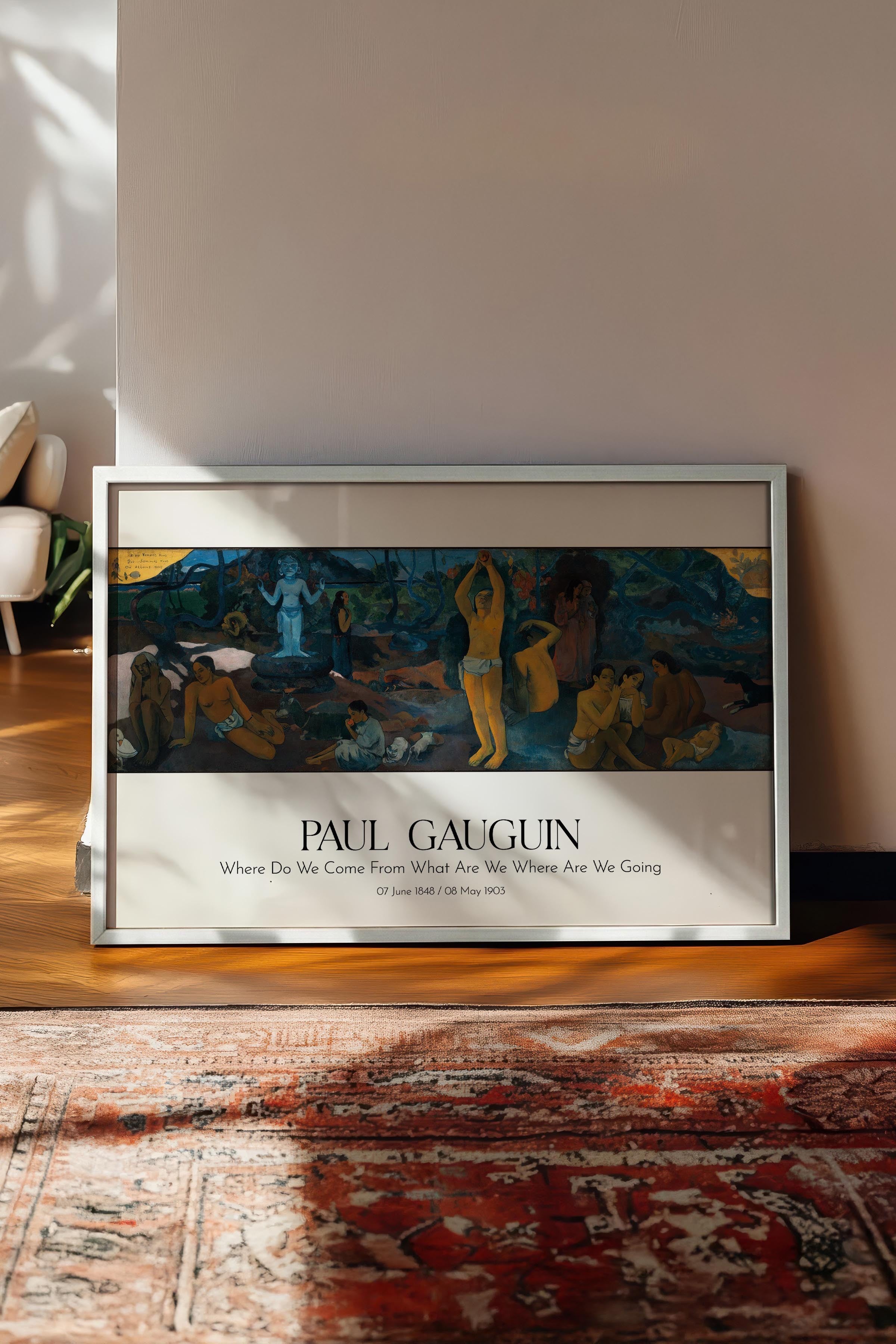 Paul Gauguin, Beyaz Çerçeveli Tablo, Sanat Serisi NO:110583