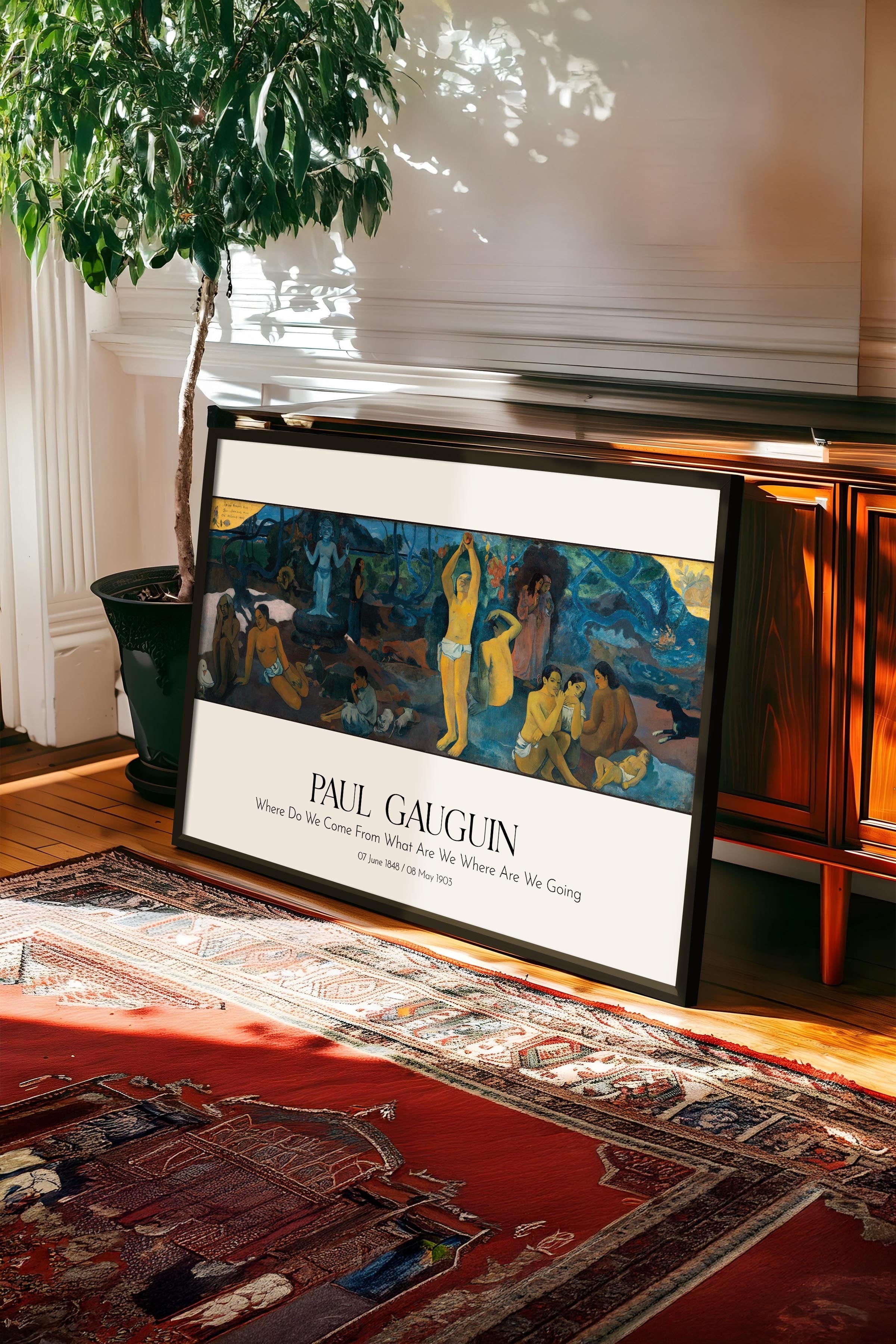 Paul Gauguin, Siyah Çerçeveli Tablo, Sanat Serisi NO:110583