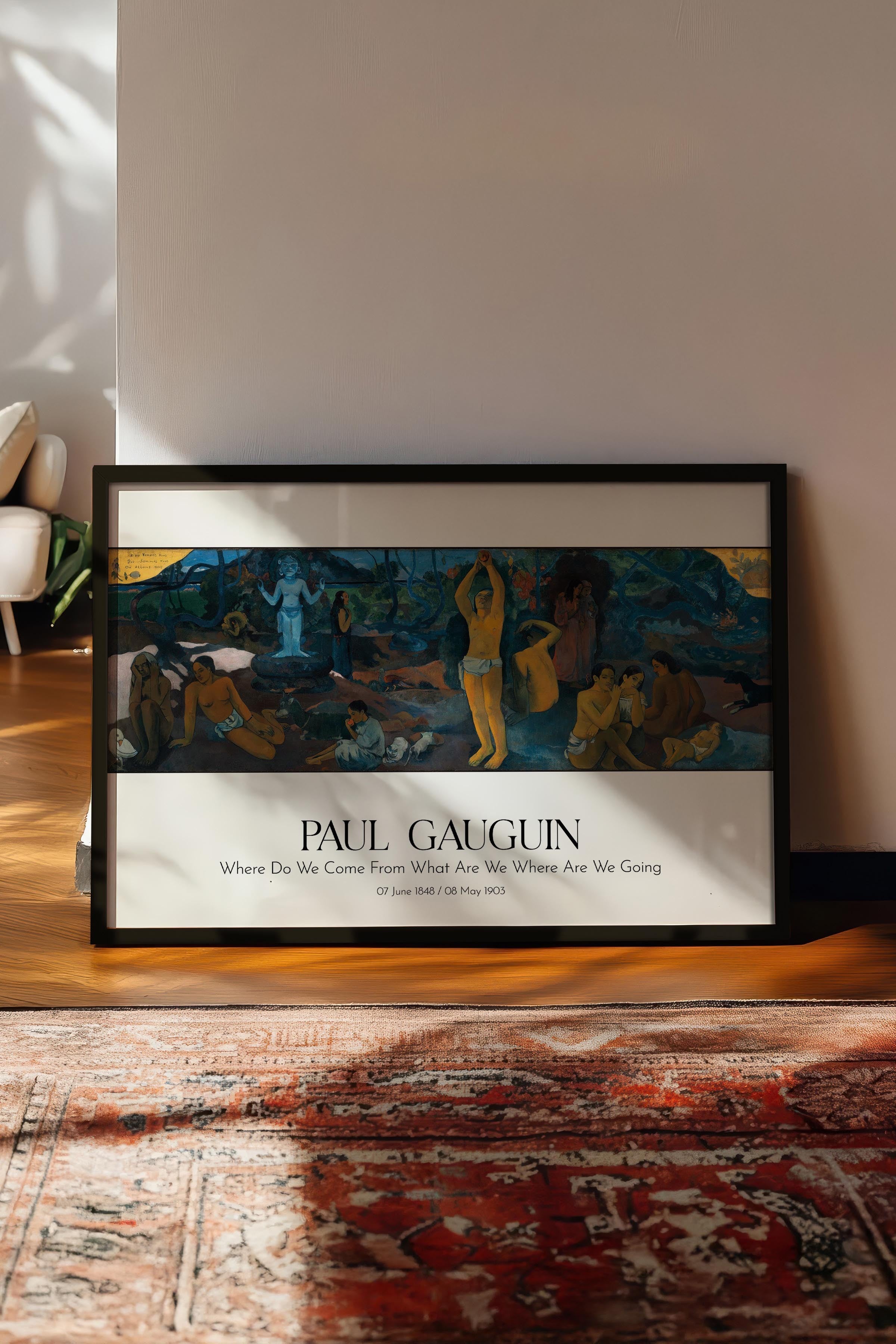 Paul Gauguin, Siyah Çerçeveli Tablo, Sanat Serisi NO:110583